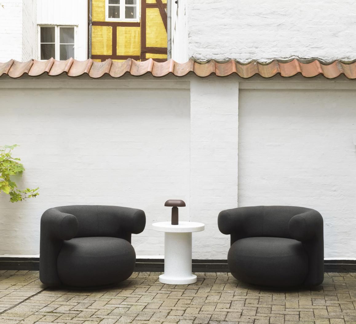 Burra Lounge Chair Sessel mit Rückdrehfunktion Outdoor Normann Copenhagen