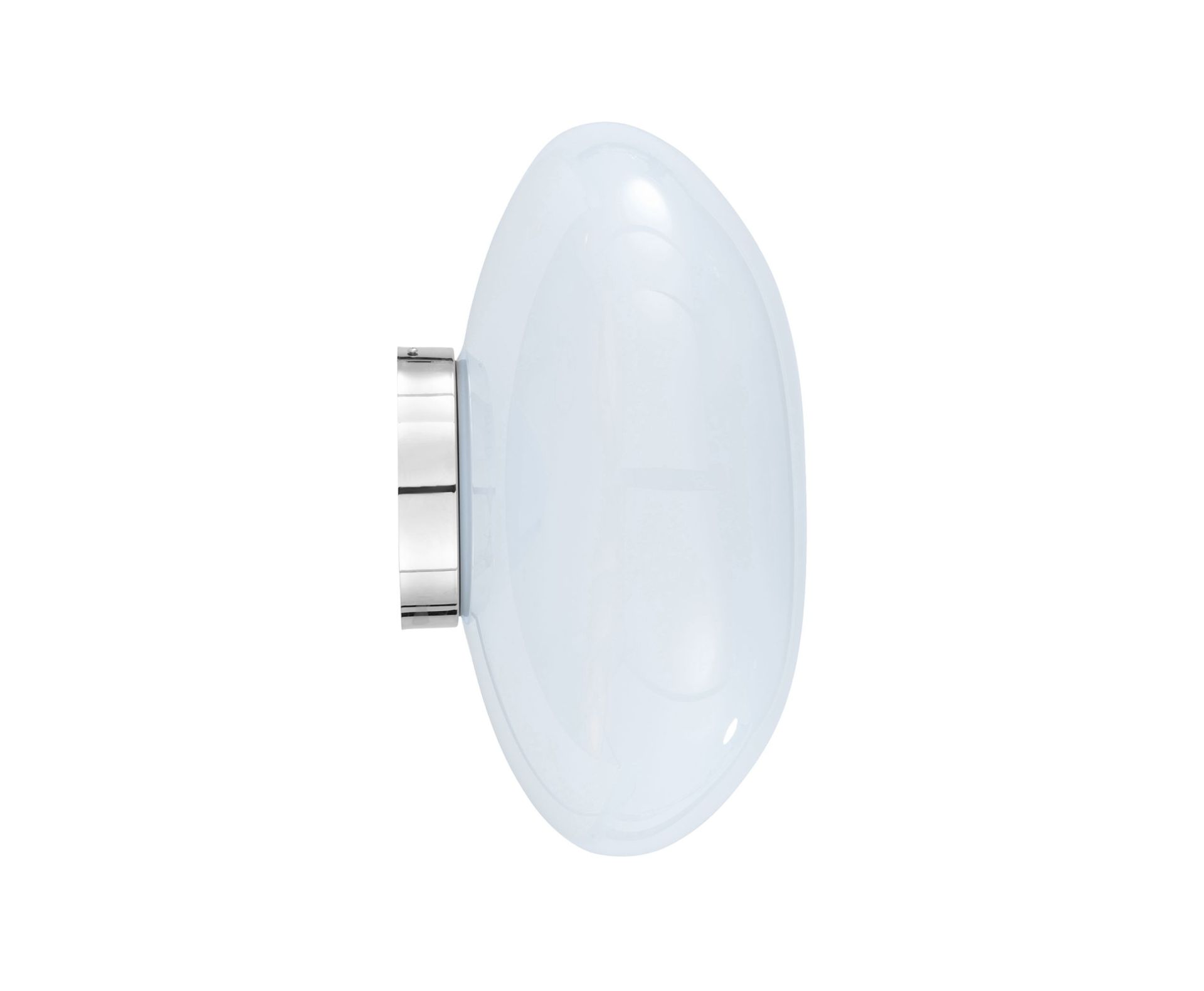 Melt Surface LED-Wandleuchte Opal - Silber Tom Dixon