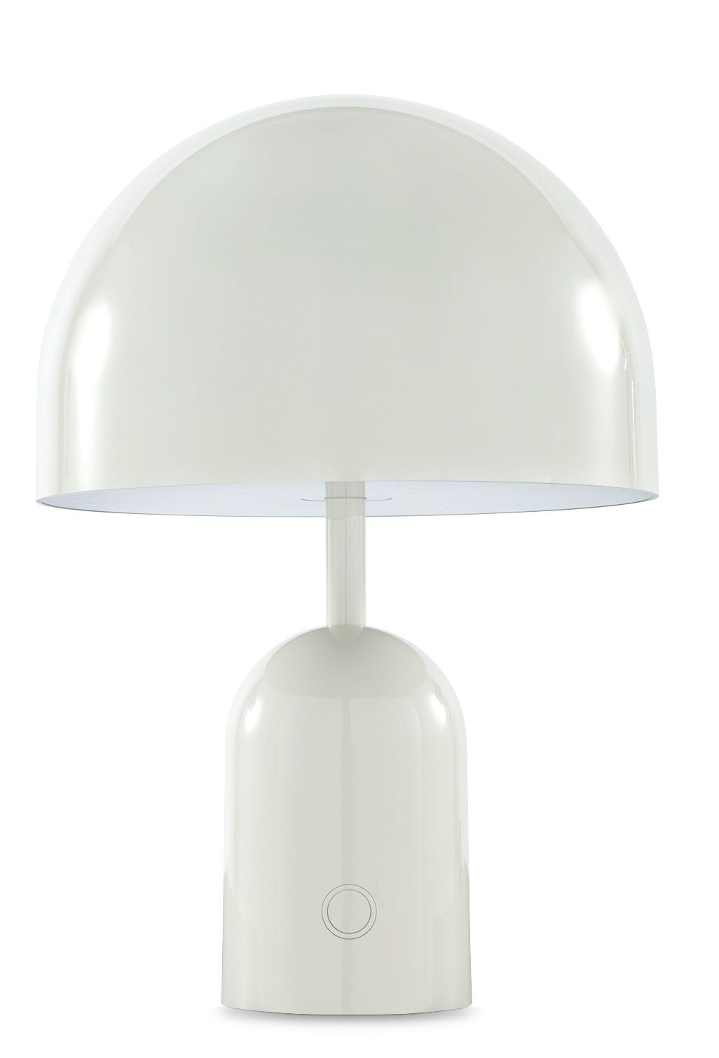 Bell Portable LED Table lamp Akkuleuchte / Tischleuchte Tom Dixon Hellgrau Hellgraue Bell Portable LED Tischleuchte von Tom Dixon, Akkuleuchte für Innen und Außen.