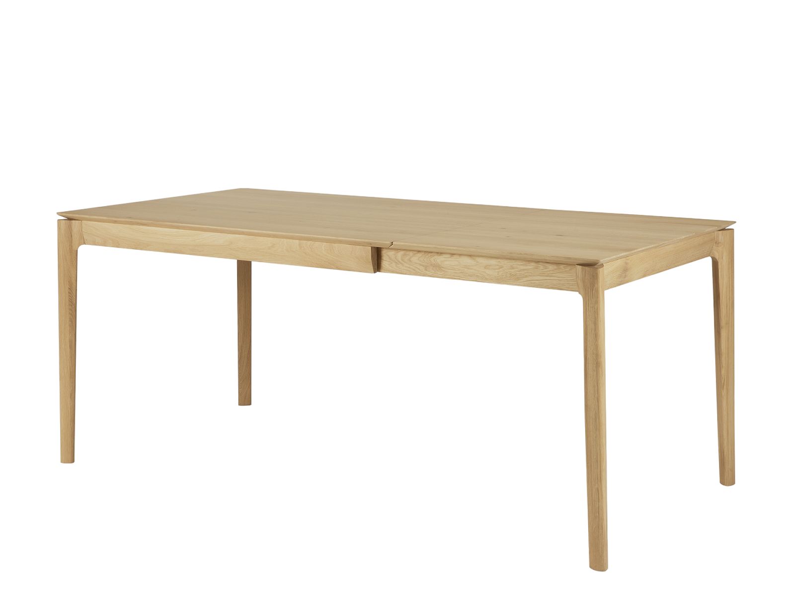 Bok ausziehbarer Tisch Eiche rechteckig Breite 120/180 cm Ethnicraft