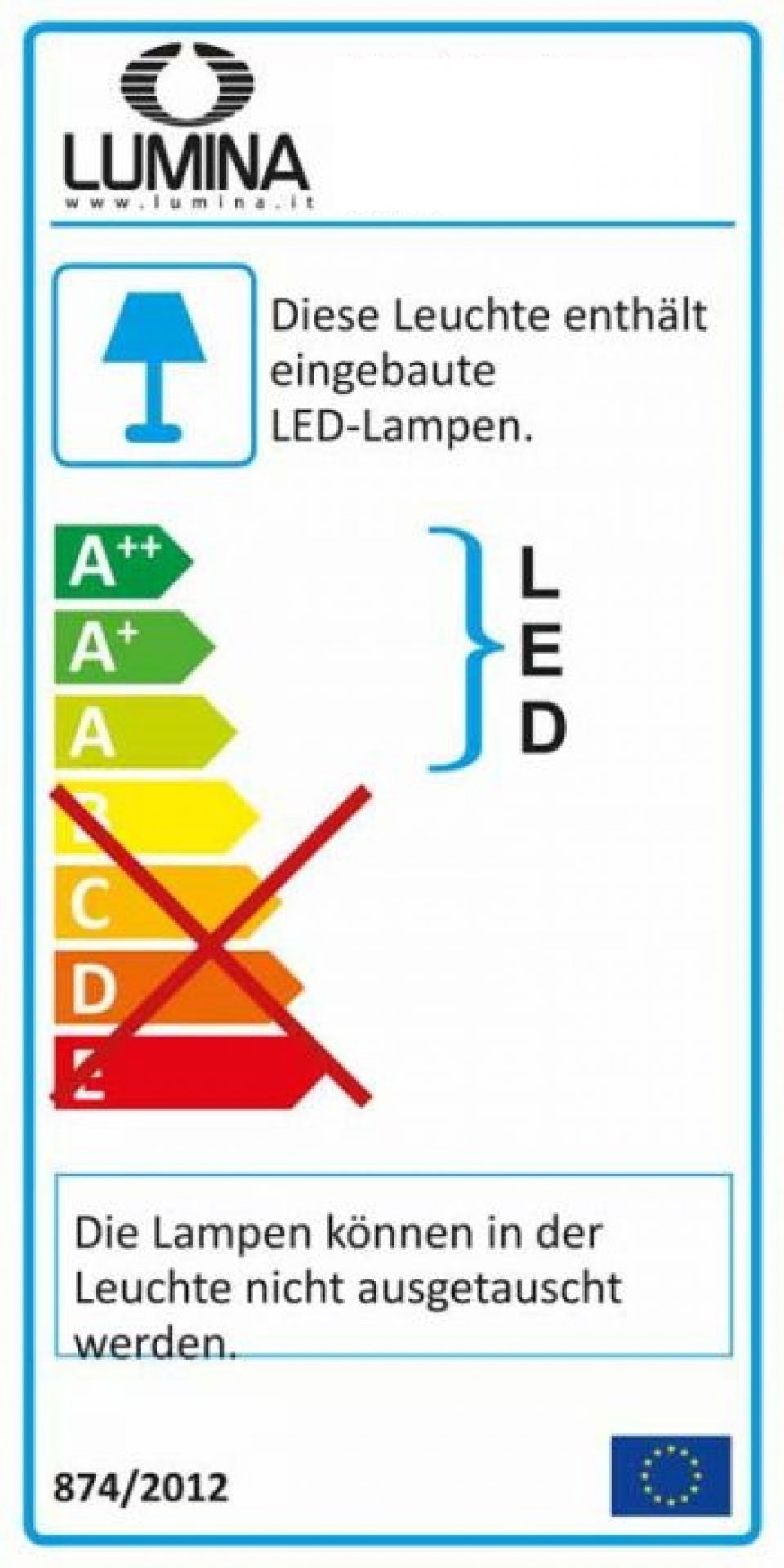 Elle LED Stehleuchte Lumina
