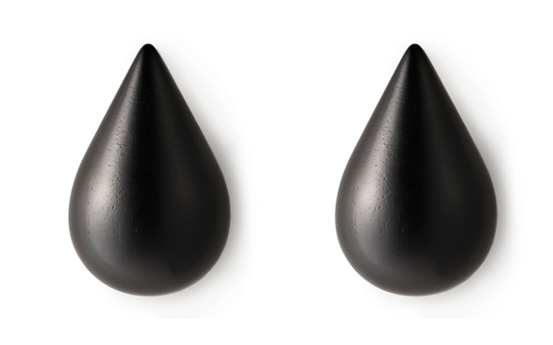 Dropit Hooks 2er Pack Garderobenhaken SCHWARZ / LARGE Normann Copenhagen EINZELSTÜCK