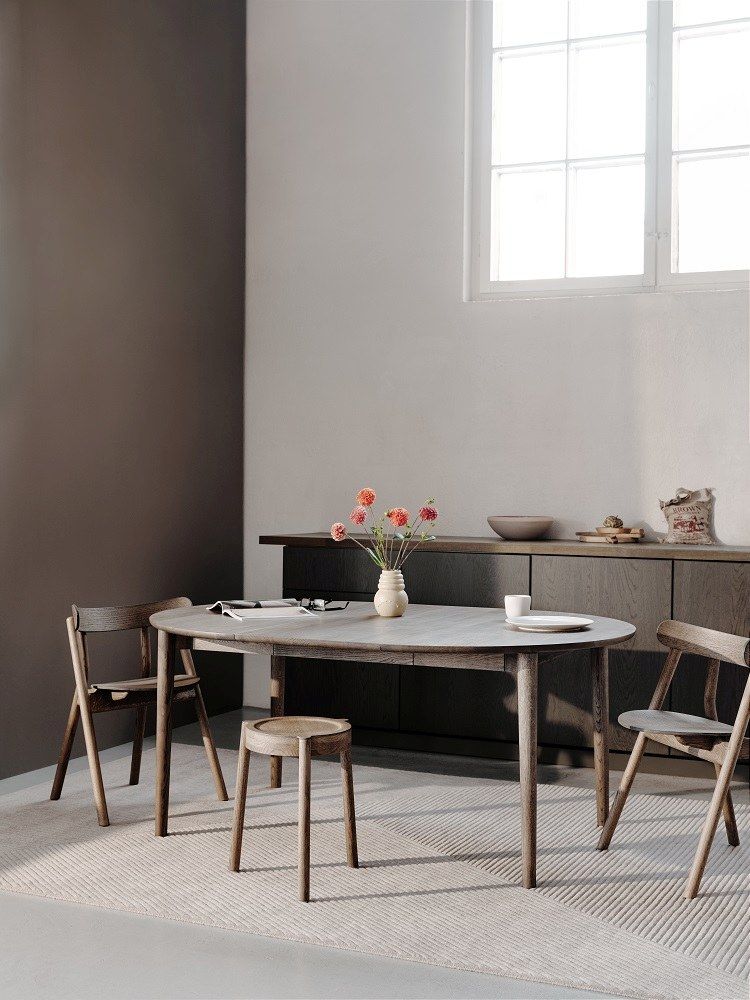 Expand Dining table Circular Ausziehtisch / Esstisch Northern