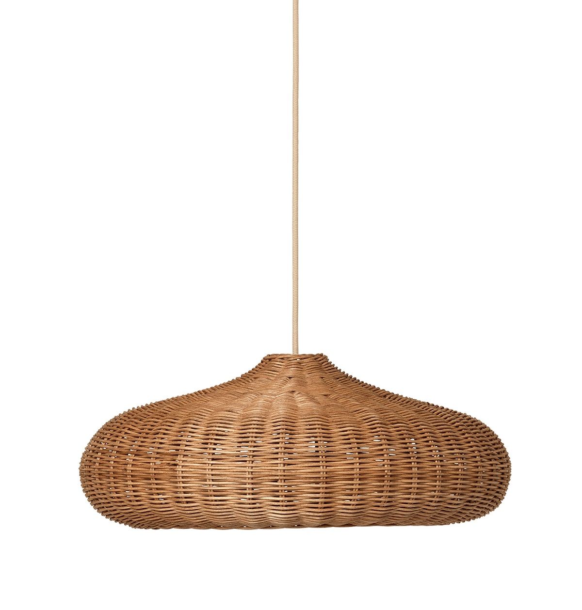 Fabric cord set 2m Stoffkabel-Set Sand für Braided Lampshade Ferm Living 