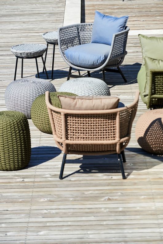 Suka Lounge Sessel Outdoor Jan Kurtz Taupe Suka Lounge Sessel Outdoor Jan Kurtz Taupe