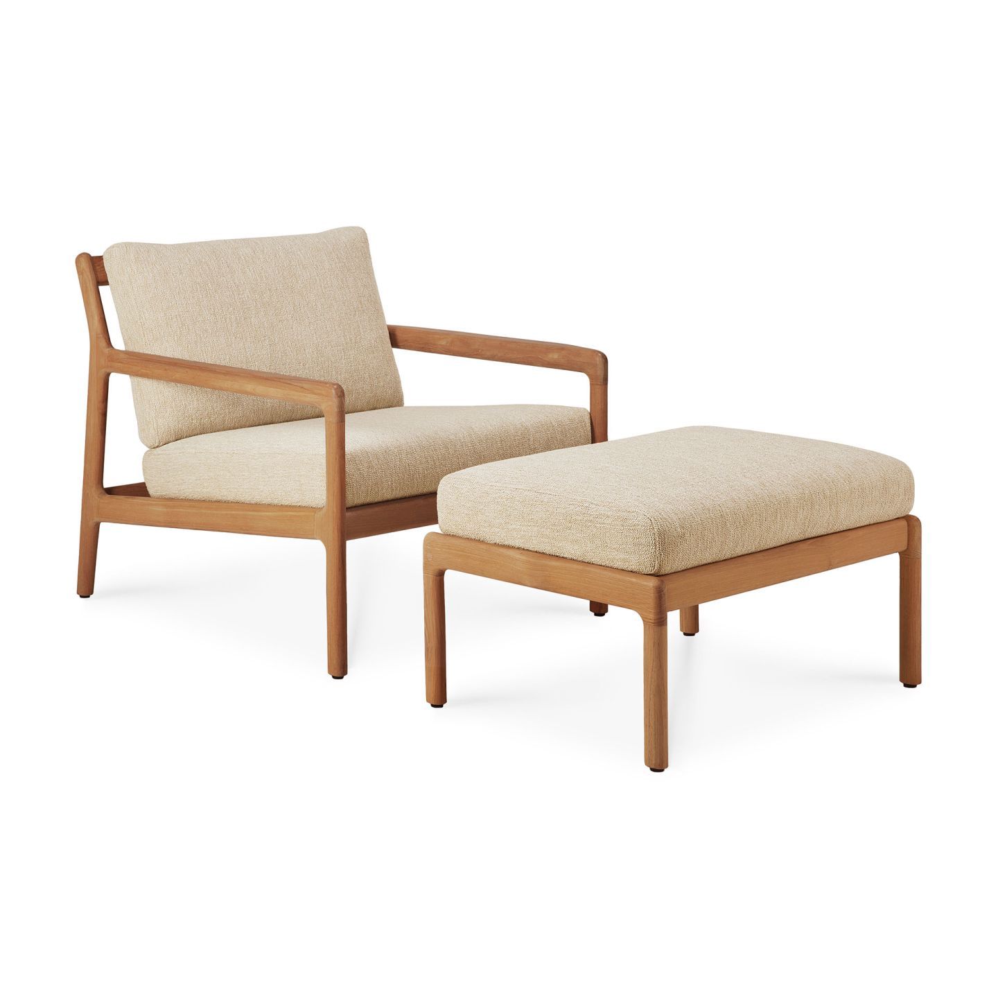 Jack Outdoor Polsterhocker Teak Natutral Ethnicraft