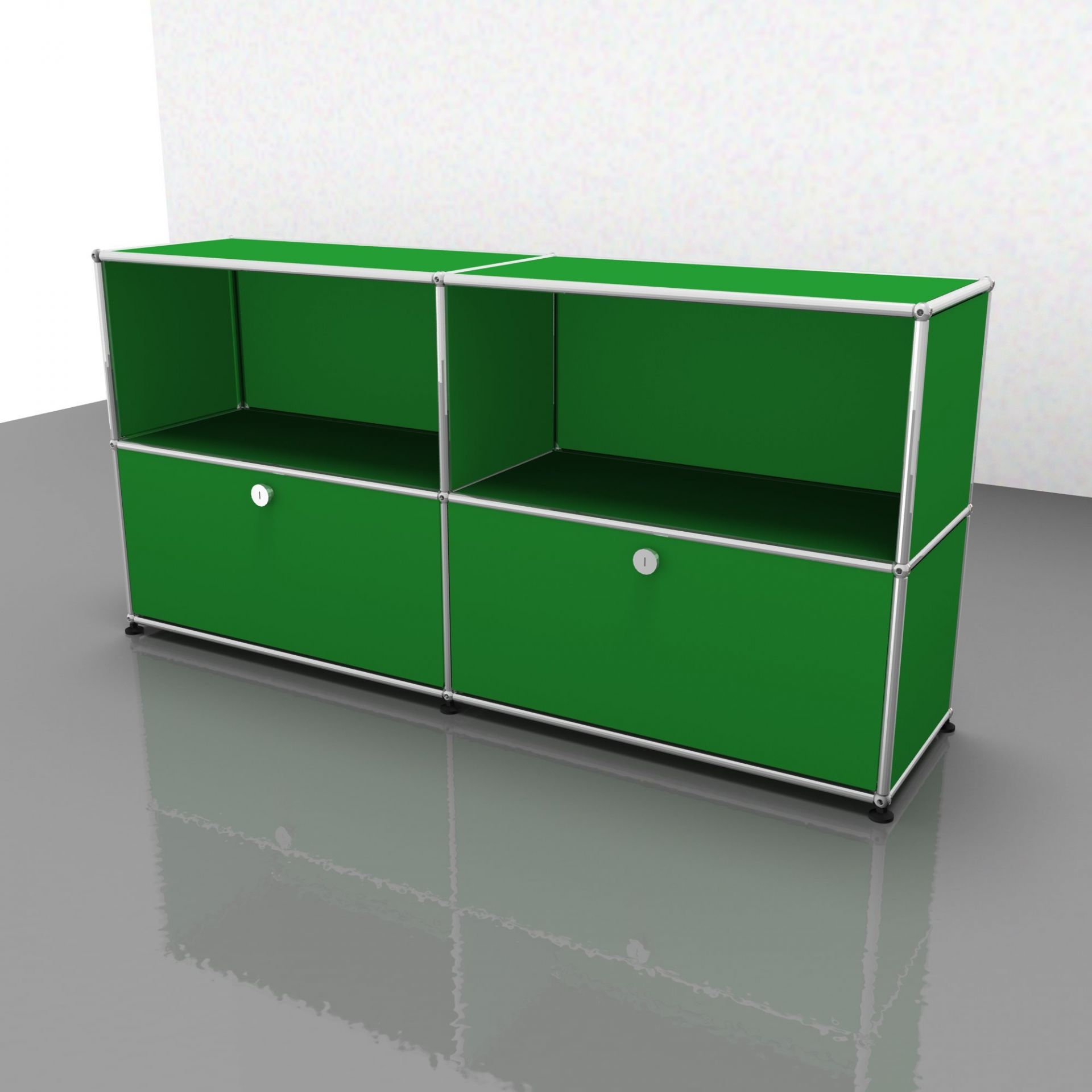 USM Haller Sideboard Schubladen -grün