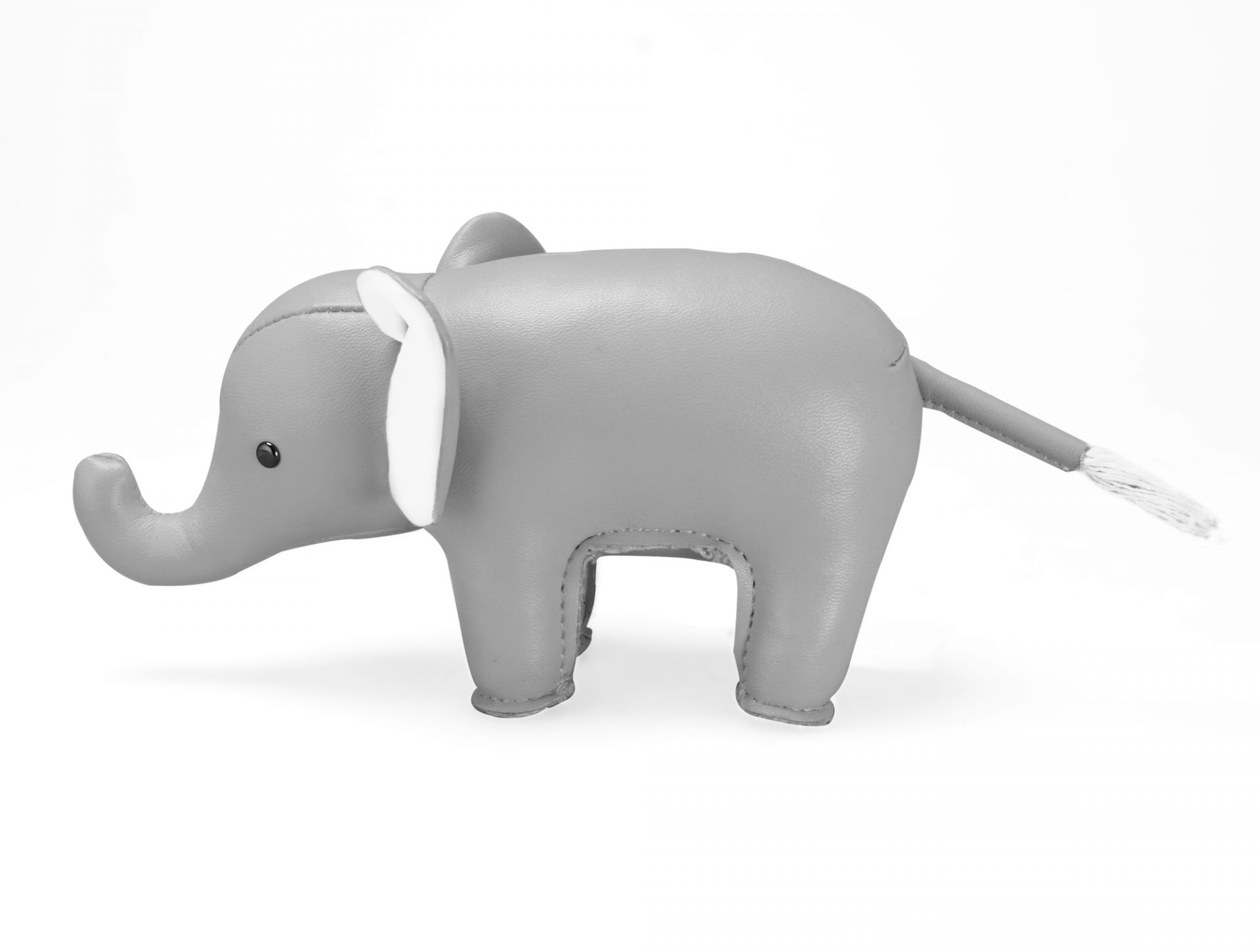 Briefbeschwerer Classic Elefant Grau/Weiß Züny