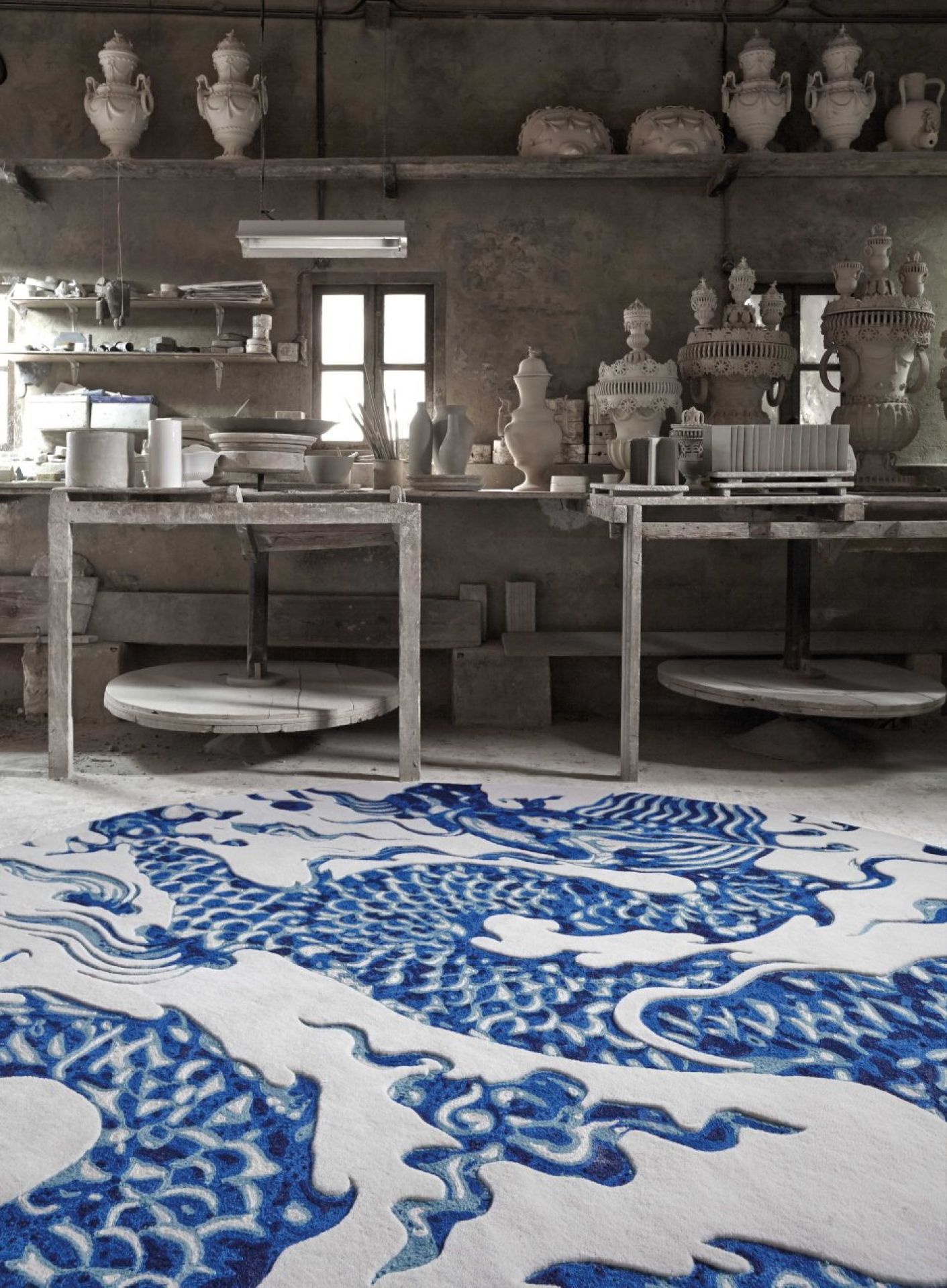 Cadeneta Blue China Teppich GAN