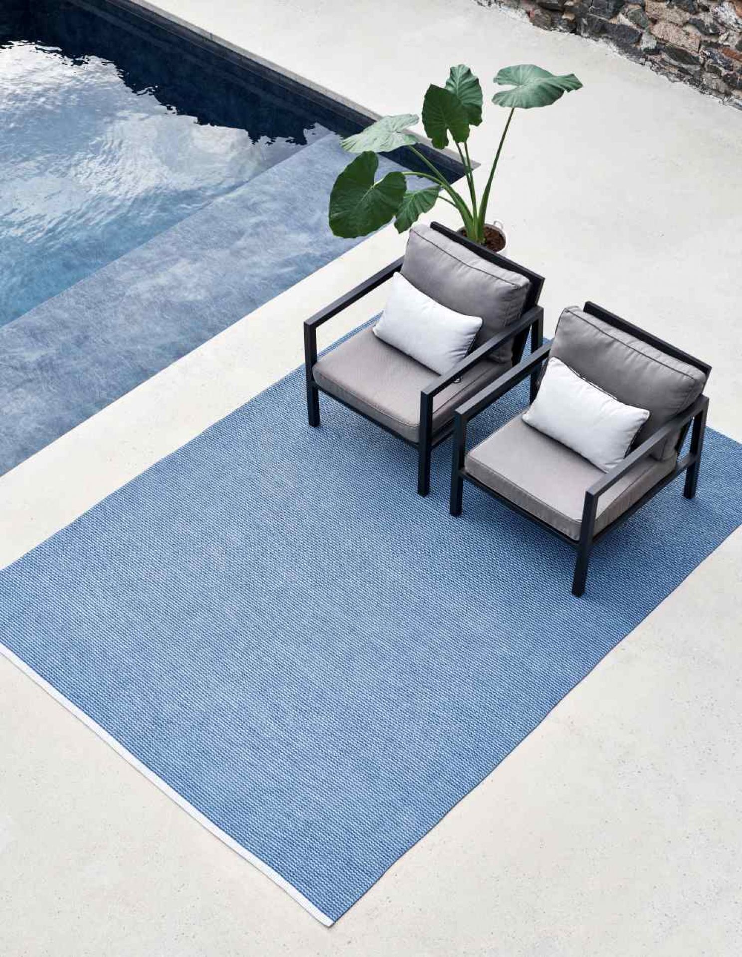 Mono Kunststoffteppich 230x320 cm Pappelina Fossil grau - Warm grau