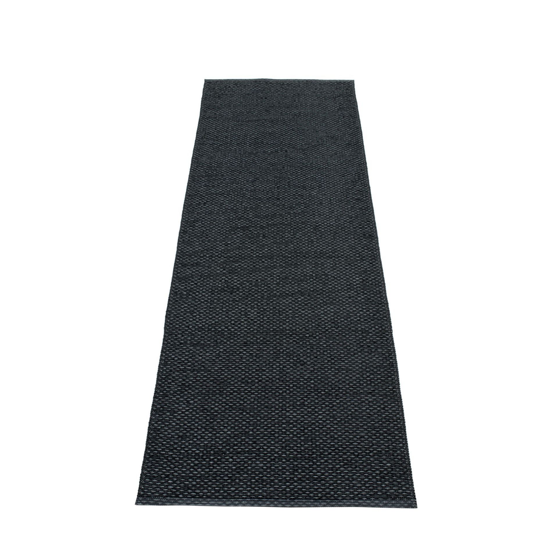 Svea Kunststoffteppich 70x240 cm Pappelina Schwarz