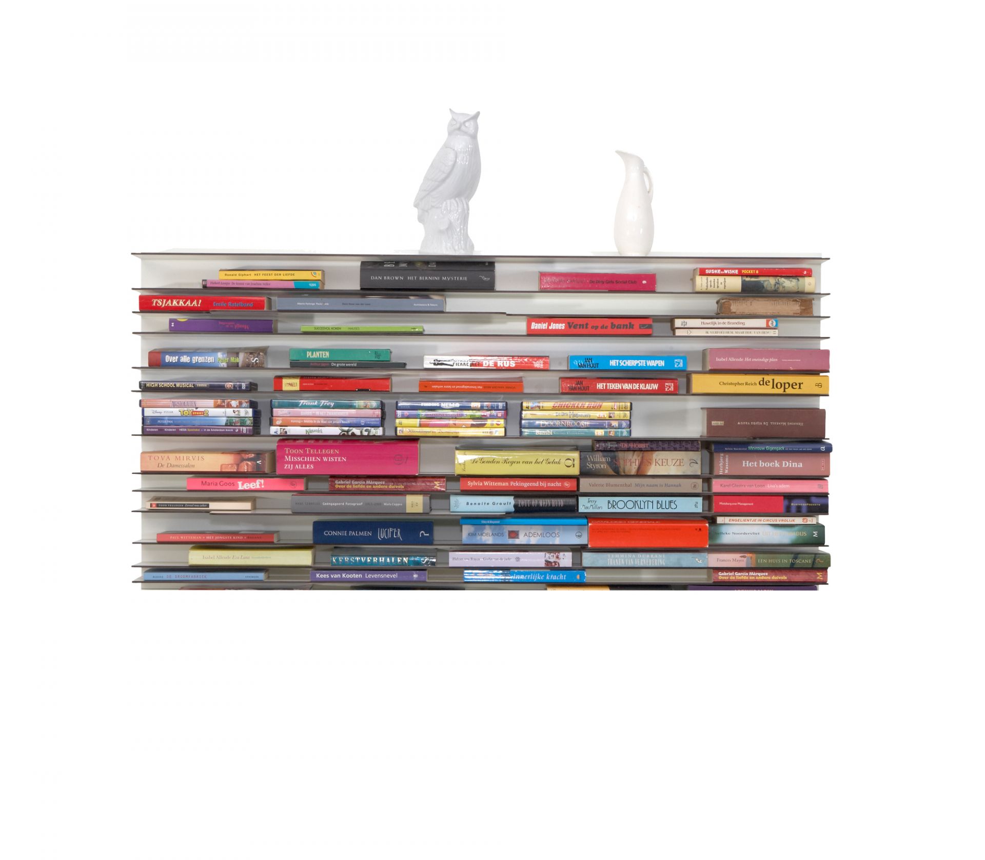 Paperback Bücherregal Spectrum weiß 120x60 cm Paperback Bücherregal Spectrum weiß 120x60 cm