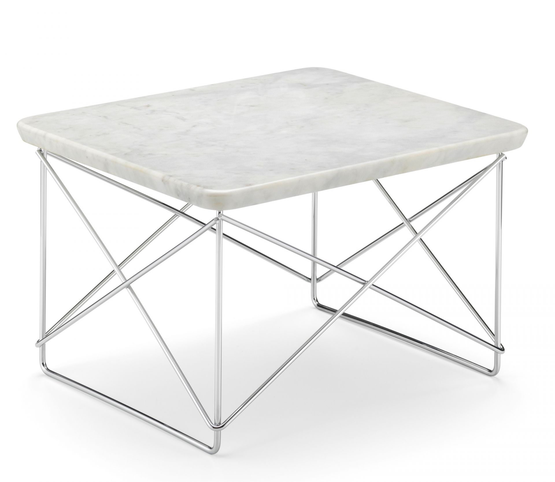 Occasional LTR Beistelltisch Marmor Vitra Chrom