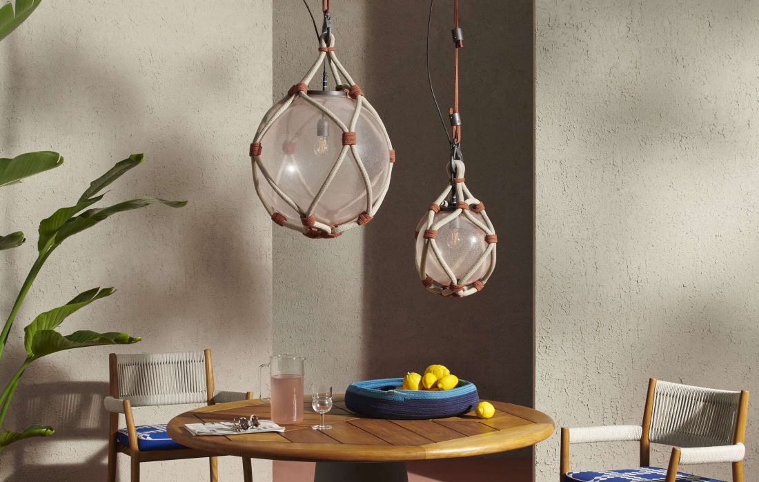 Bollicosa Nautilus Pendelleuchte Outdoor Cassina