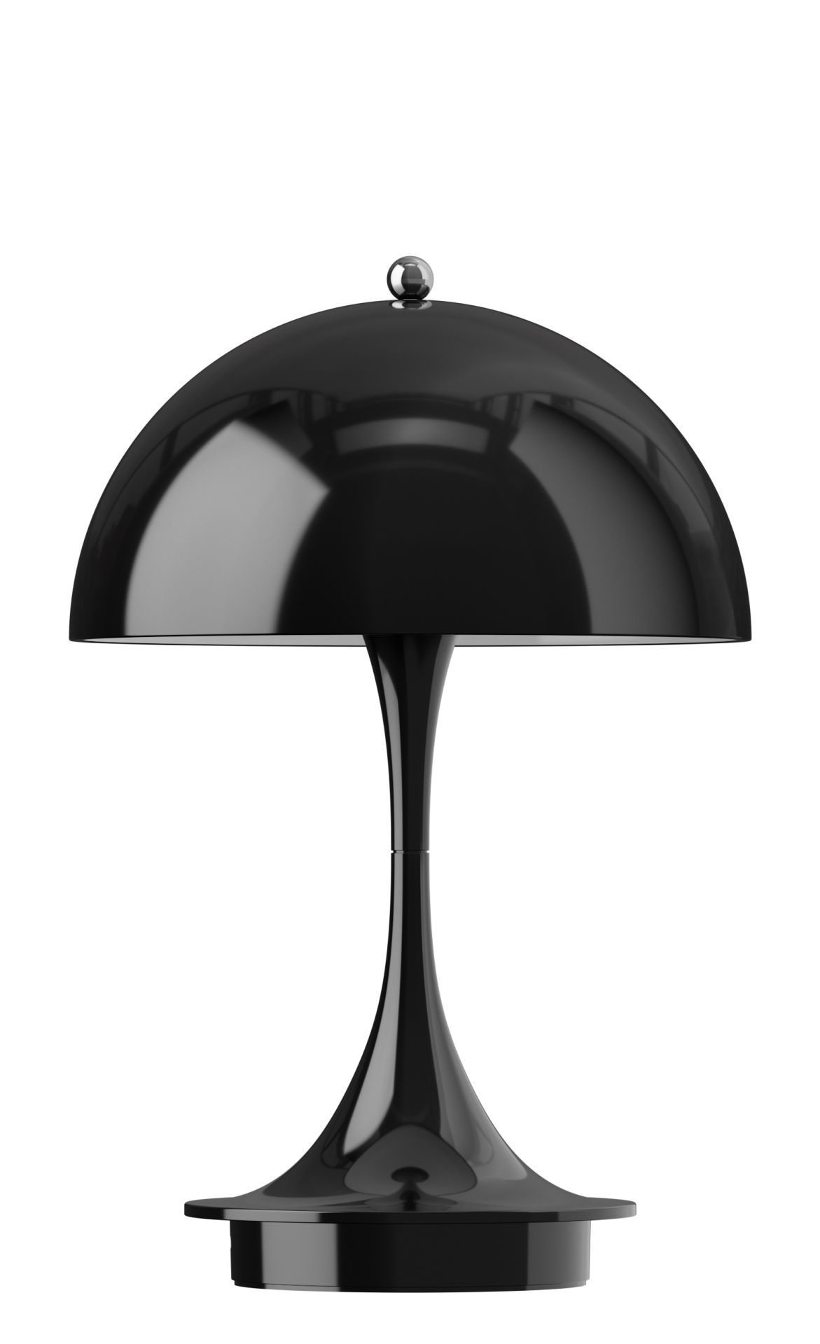 Panthella 160 Portable V3 Akku LED-Tischleuchte Indoor/Outdoor Louis Poulsen Undurchsichtig schwarz