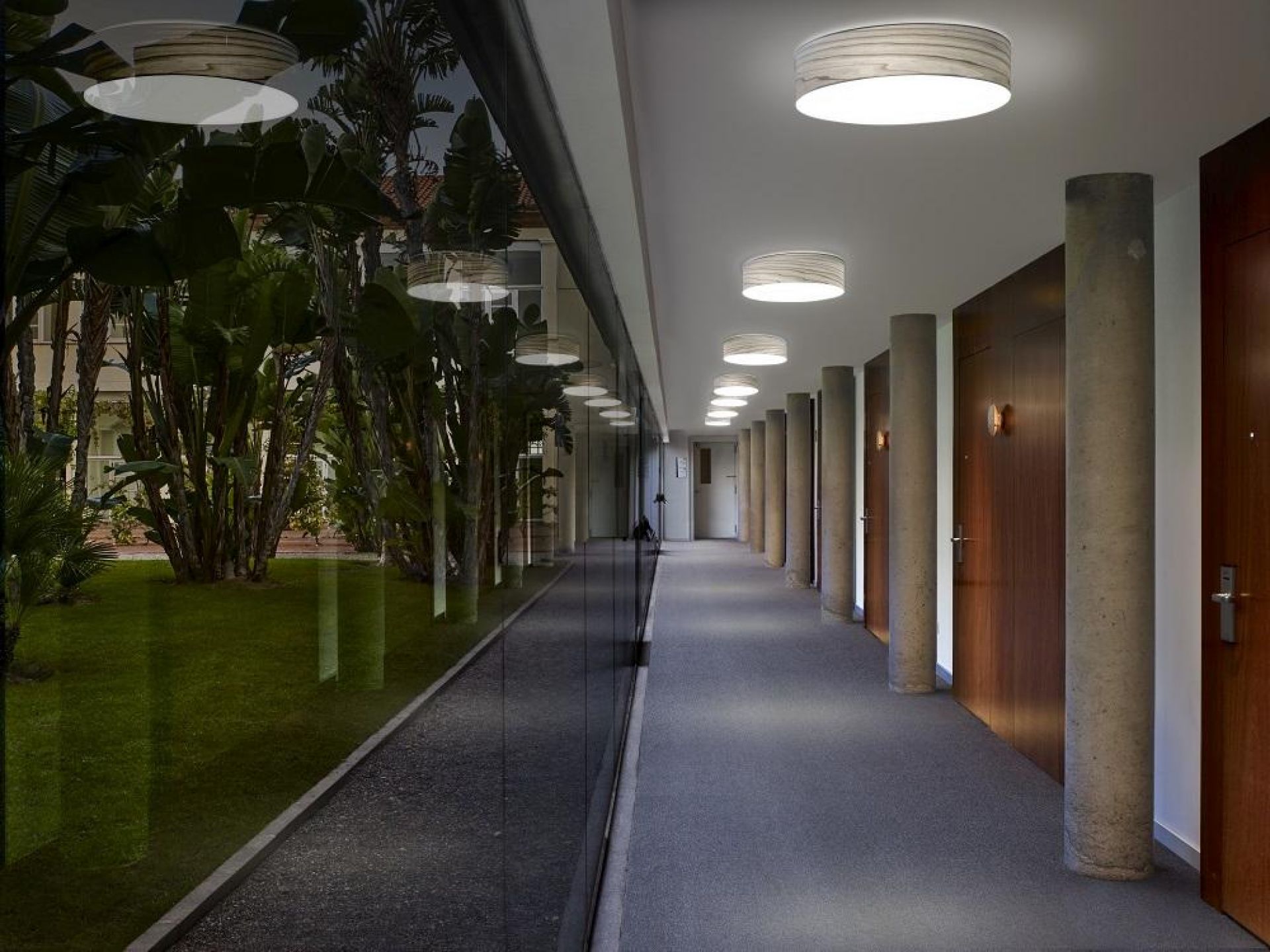 Gea G30 LED Wandleuchte / Deckenleuchte mittel LZF Lamps 25 Orange