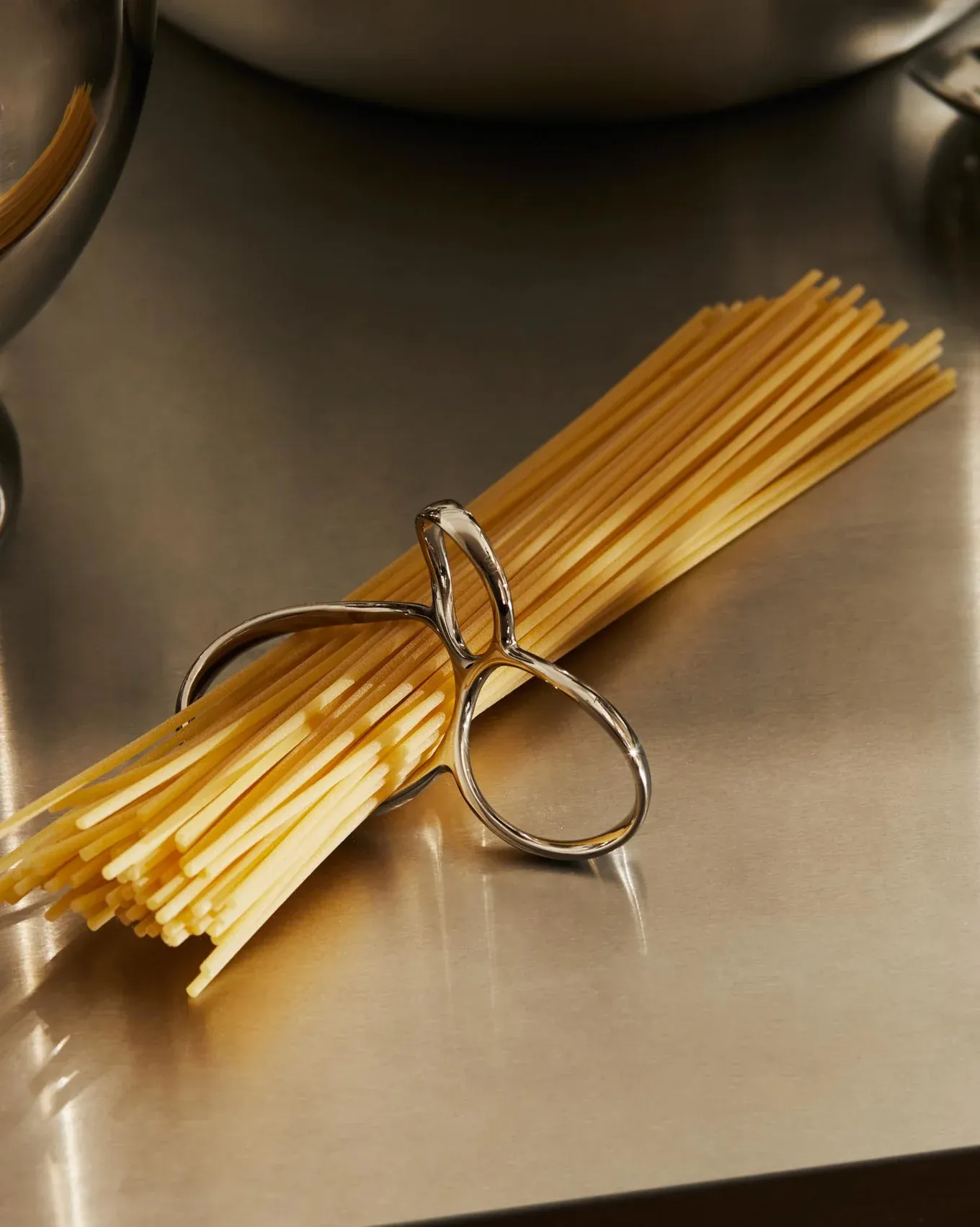 Voile Spaghettimaß roségold PG01 GP Alessi EINZELSTÜCK