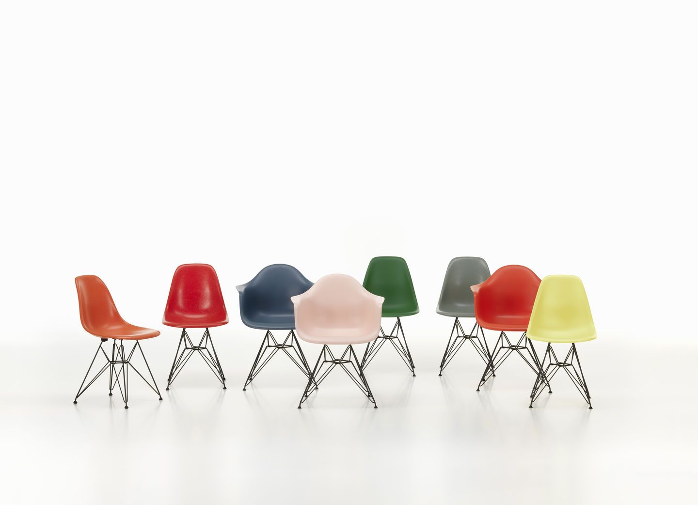 Eames Fiberglass Chair DSR Stuhl Vitra