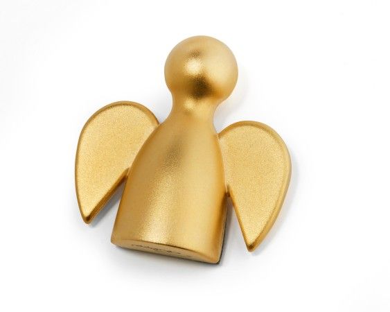 Angelo Kühlschrankmagnet gold Metallguss beschichtet Philippi EINZELSTÜCK