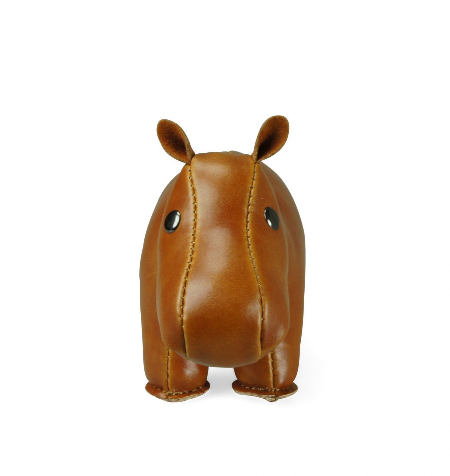 Briefbeschwerer Classic Hippo Tan/Weiß Züny