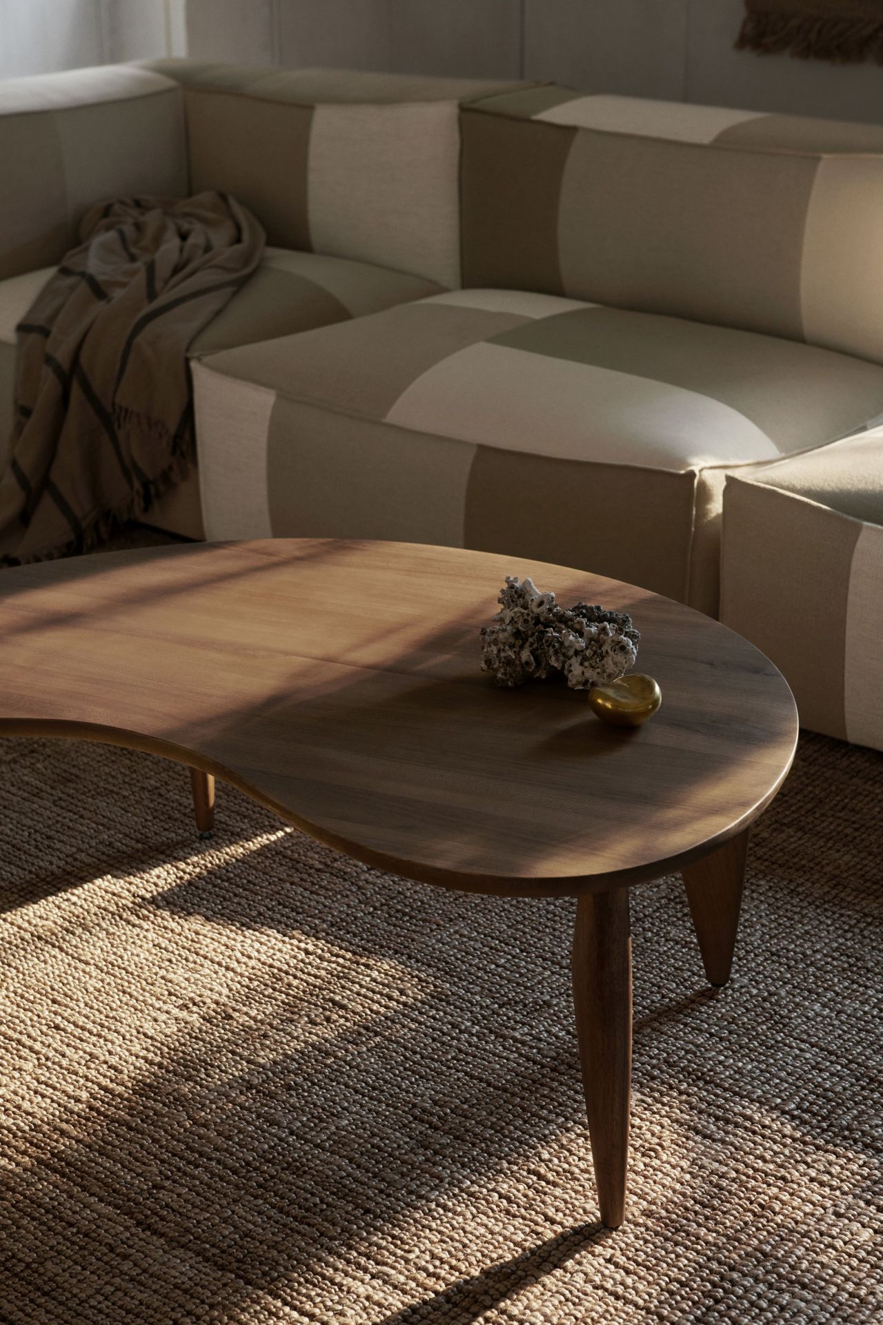 Feve Coffee Table Walnuss geölt Ferm Living