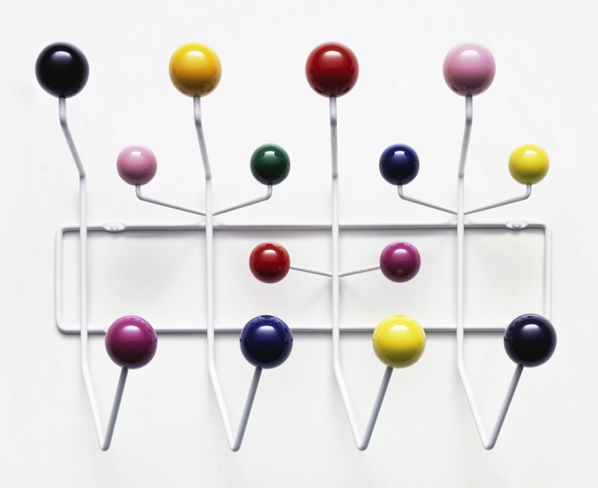Eames Hang it all Garderobe mehrfarbig Vitra