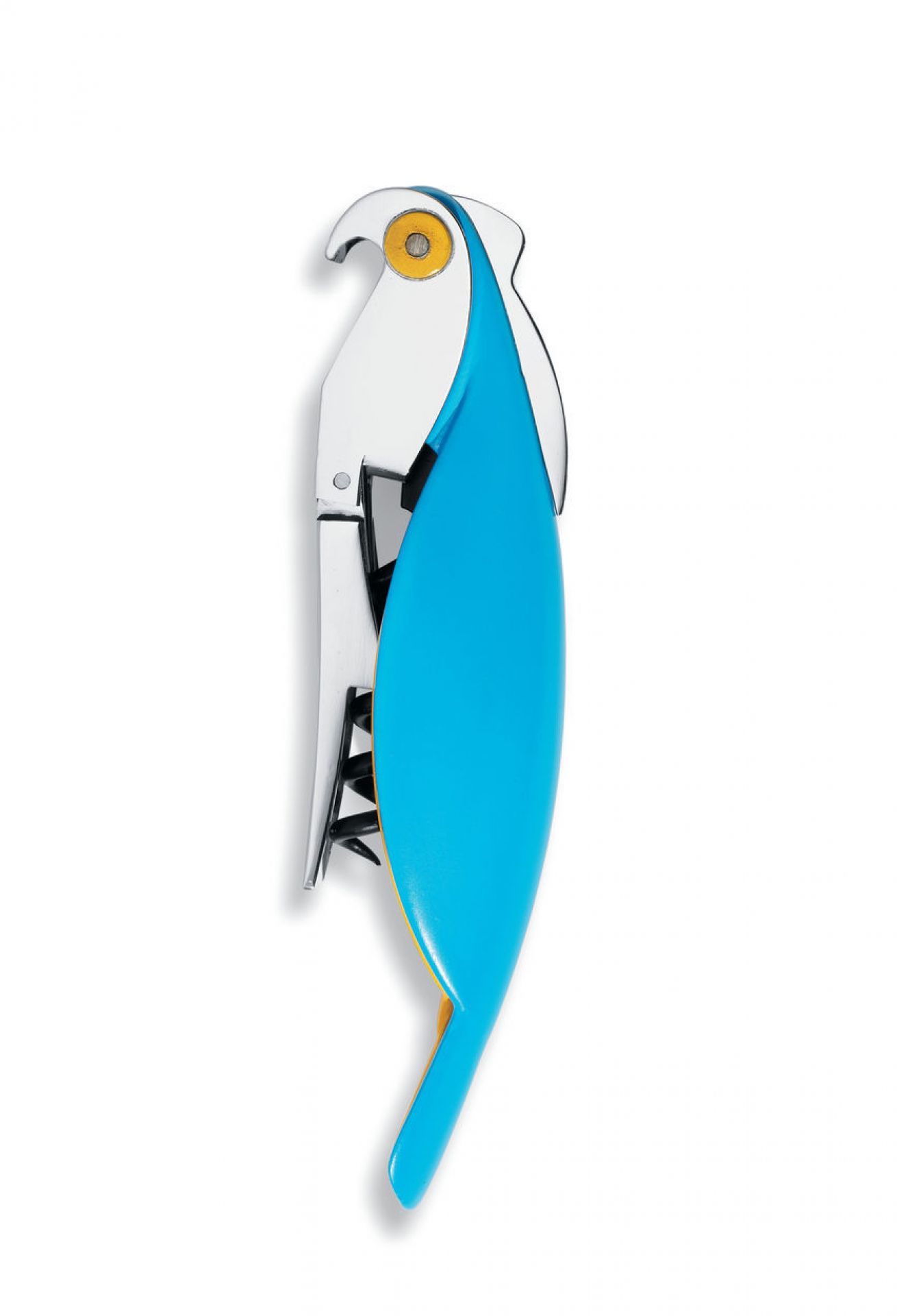 Parrot Sommelier-Korkenzieher AAM32 AZ hellblau Alessi