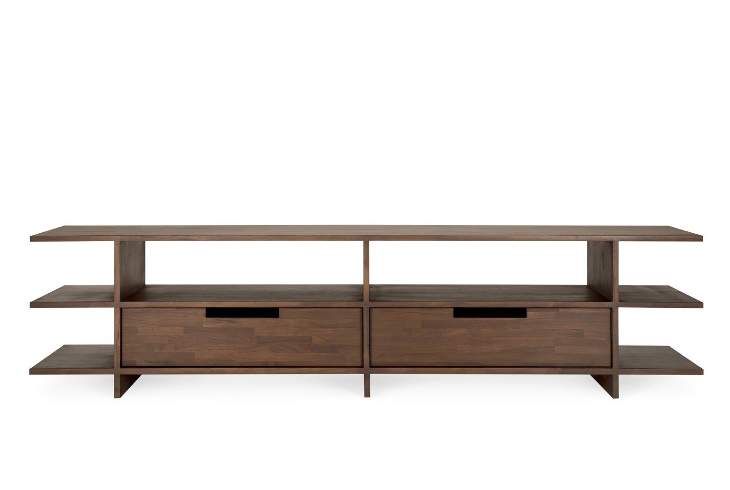 Kabuki TV Anrichte 2 Schubladen Teak dunkelbraun Ethnicraft