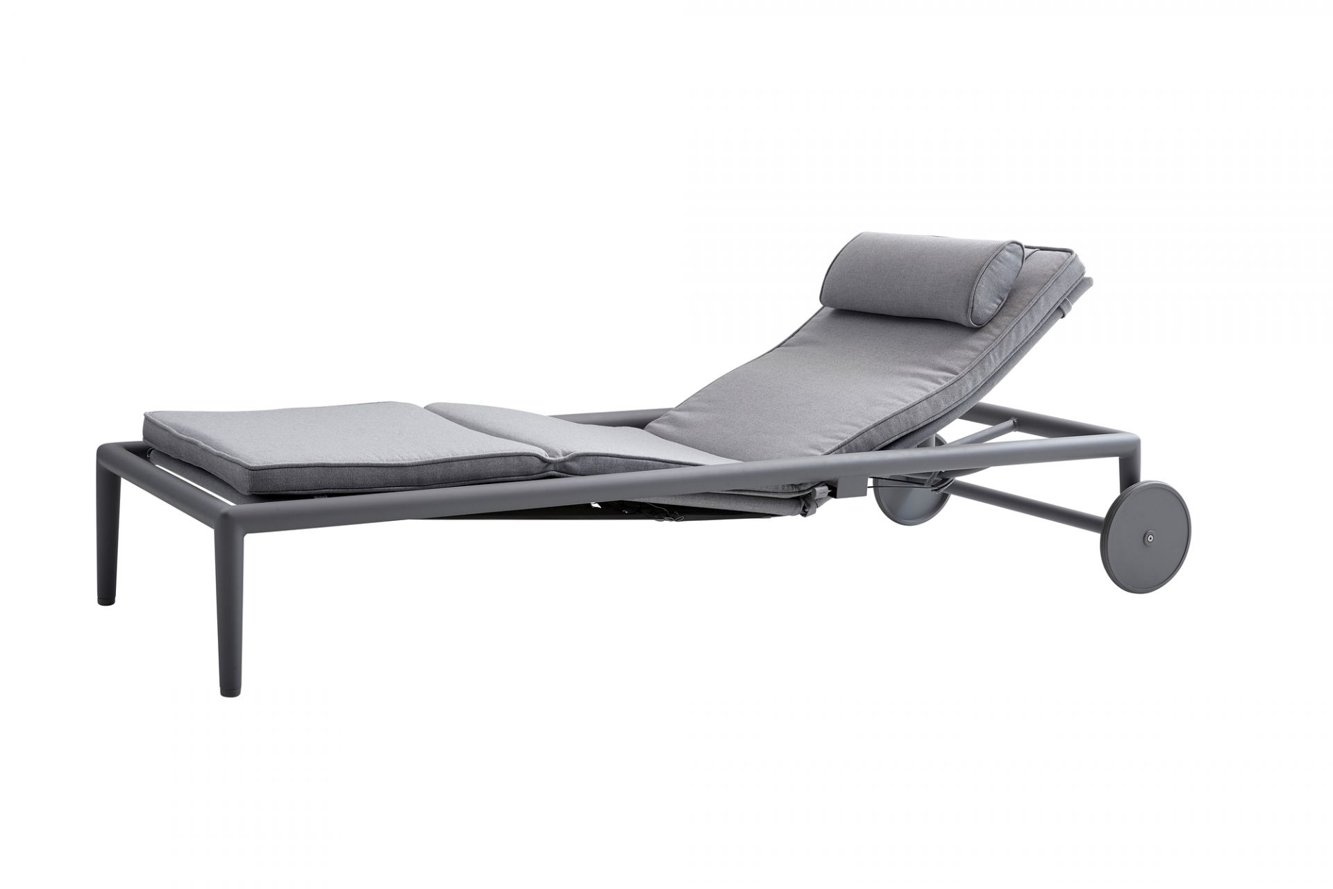 Conic AirTouch Outdoor Sonnenliege mit Gasfeder hellgrau Cane-Line