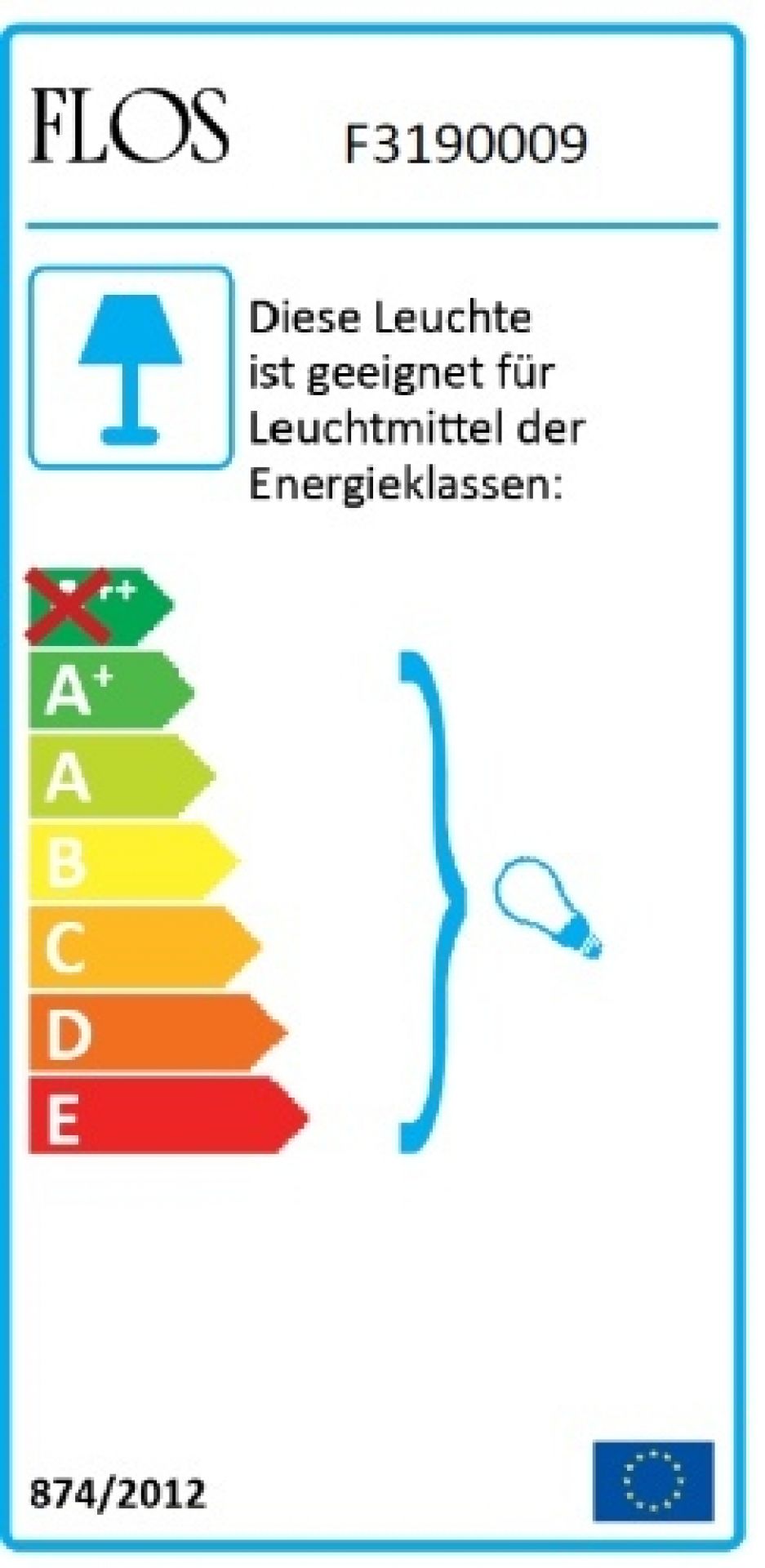 Button HL Wand- oder Deckenleuchte Flos