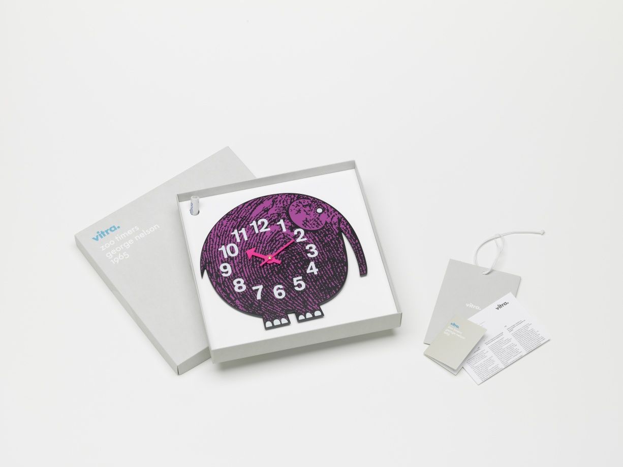 Elihu the Elephant Zoo Timers Wanduhr Vitra