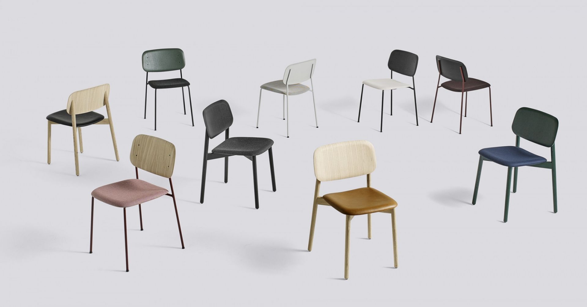 Soft Edge 60 Chair Stuhl Holz Hay Fall rot Soft Edge 60 Chair Stuhl Holz Hay Fall rot