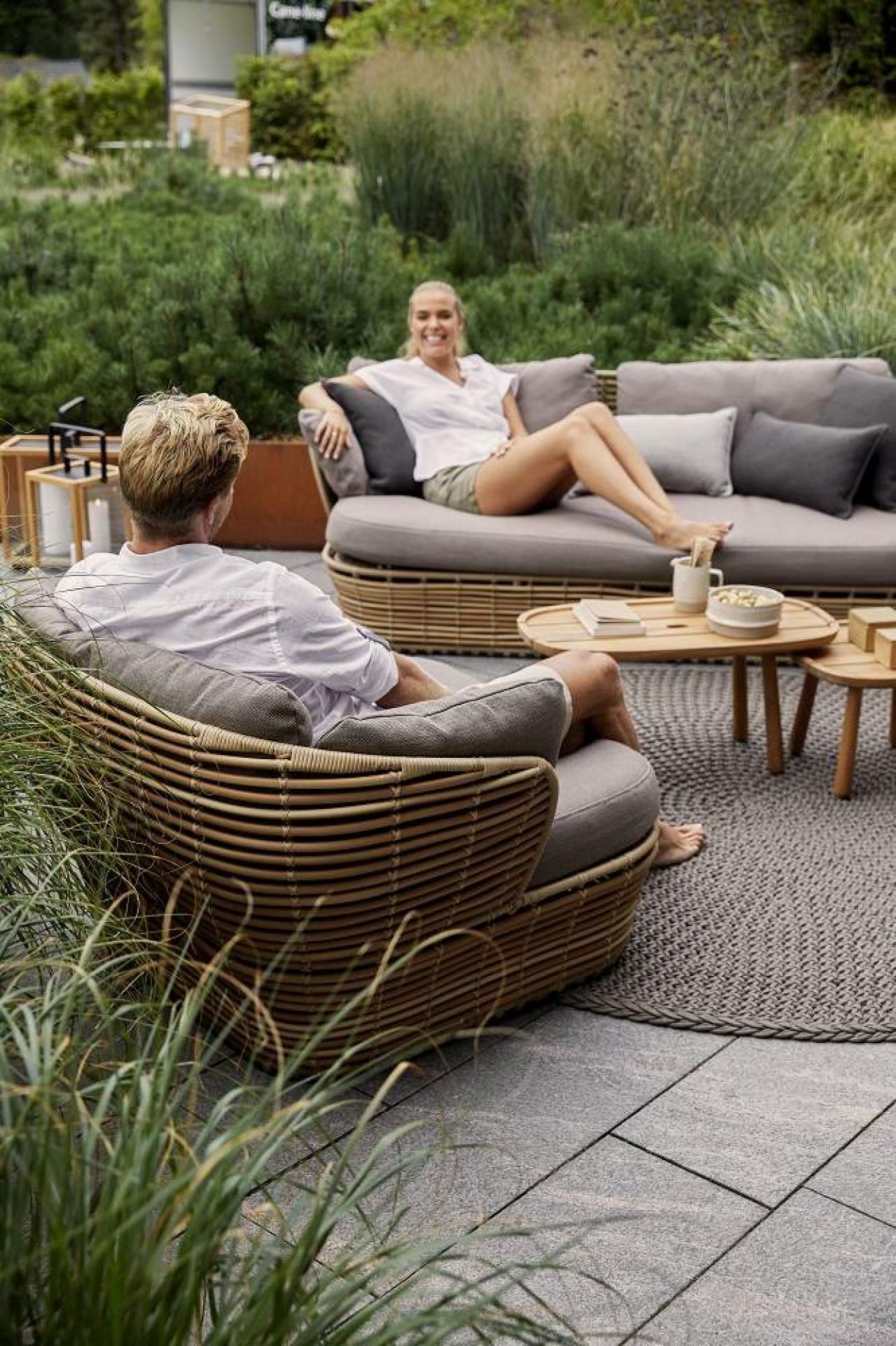 Basket Outdoor 2-Sitzer Sofa Cane-Line