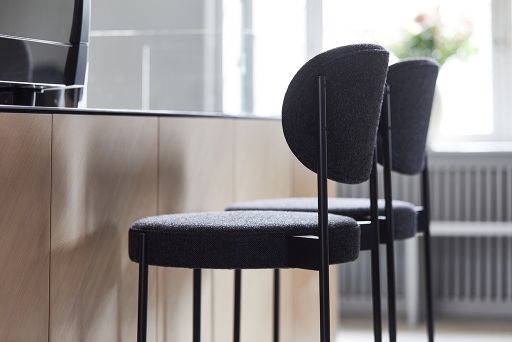 Series 430 Bar Stool Barhocker 75 cm SCHWARZ / REMIX 123 Verpan EINZELSTÜCK