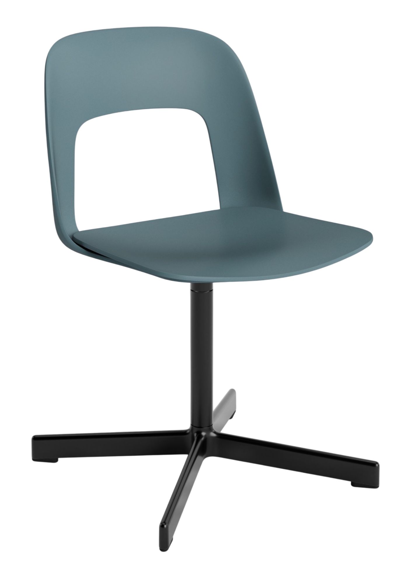 Layout Side Chair 131 4-Stern Drehfuß Stuhl Hay