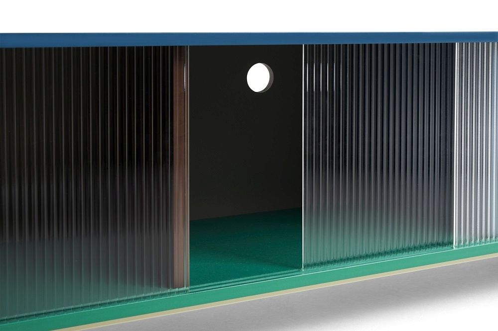Colour Cabinet L Sideboard Hay Glass Doors Multi Floor