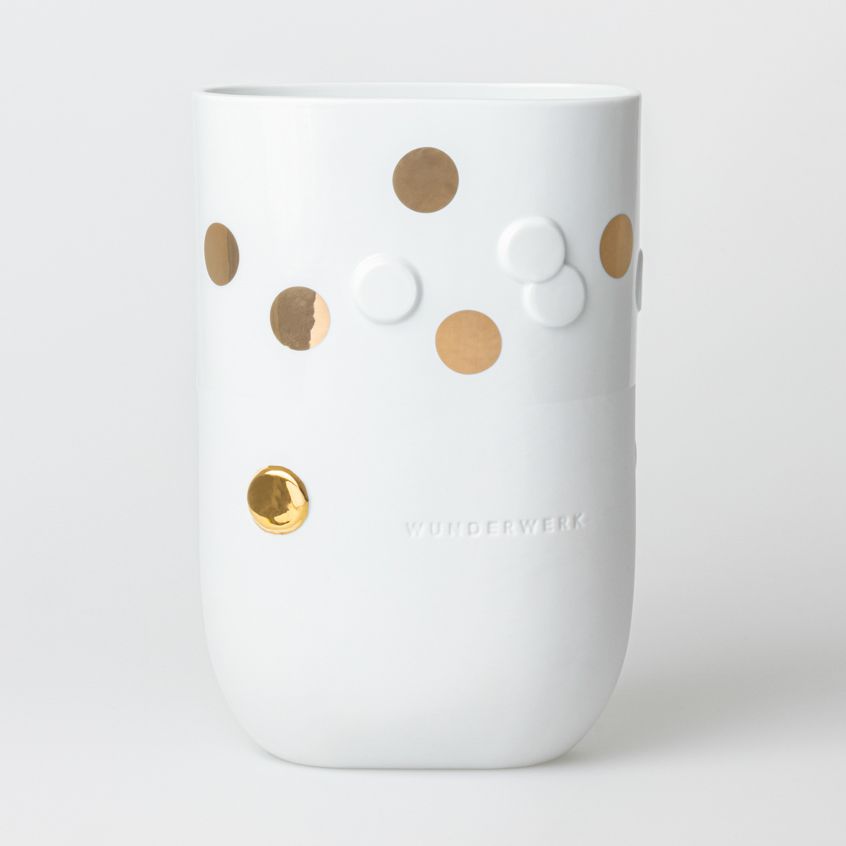 Goldener Punkt Vase Wunderwerk Räder 