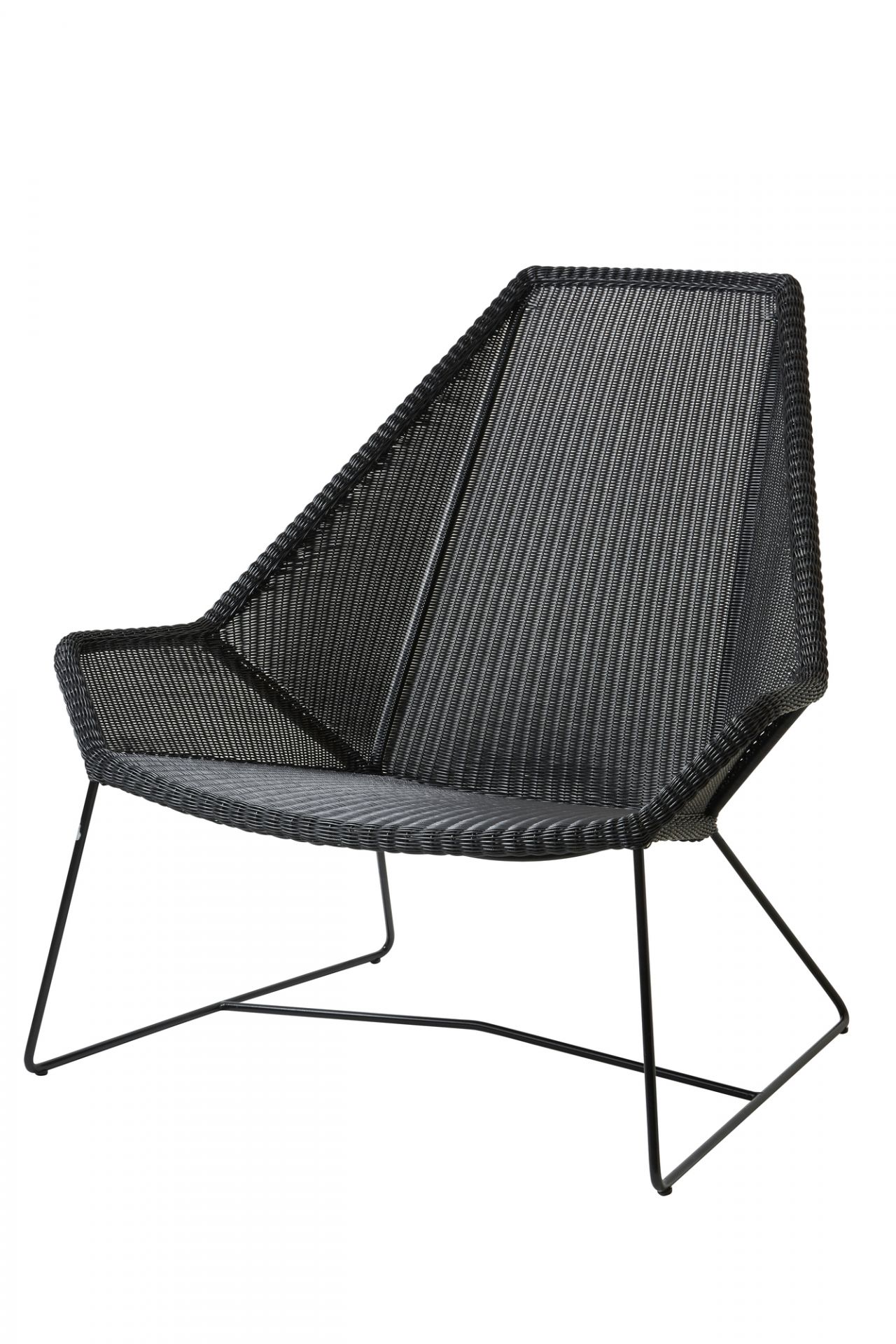 Breeze Outdoor Highbacksessel schwarz Cane-Line