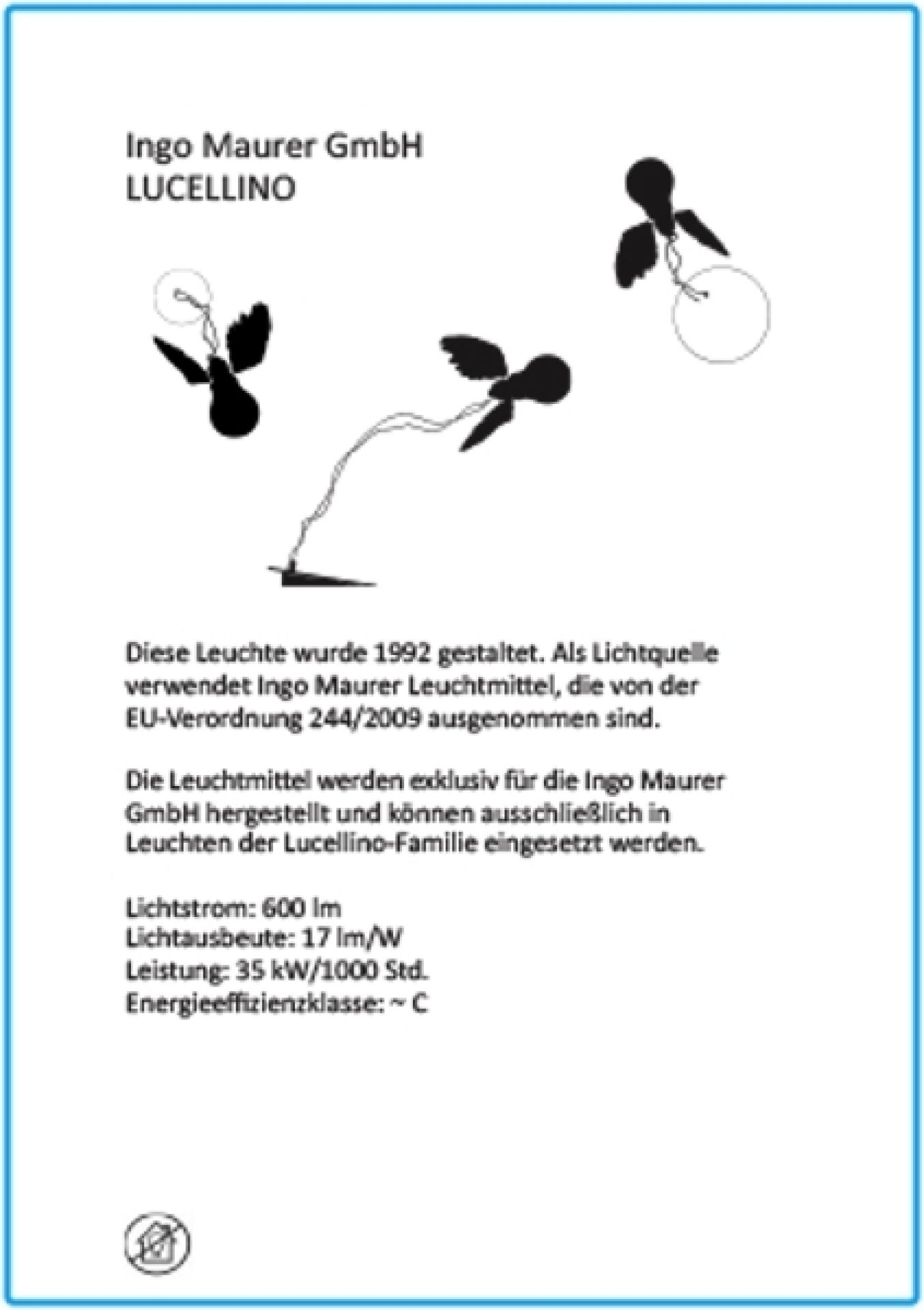 Lucellino Wall Wandleuchte Ingo Maurer