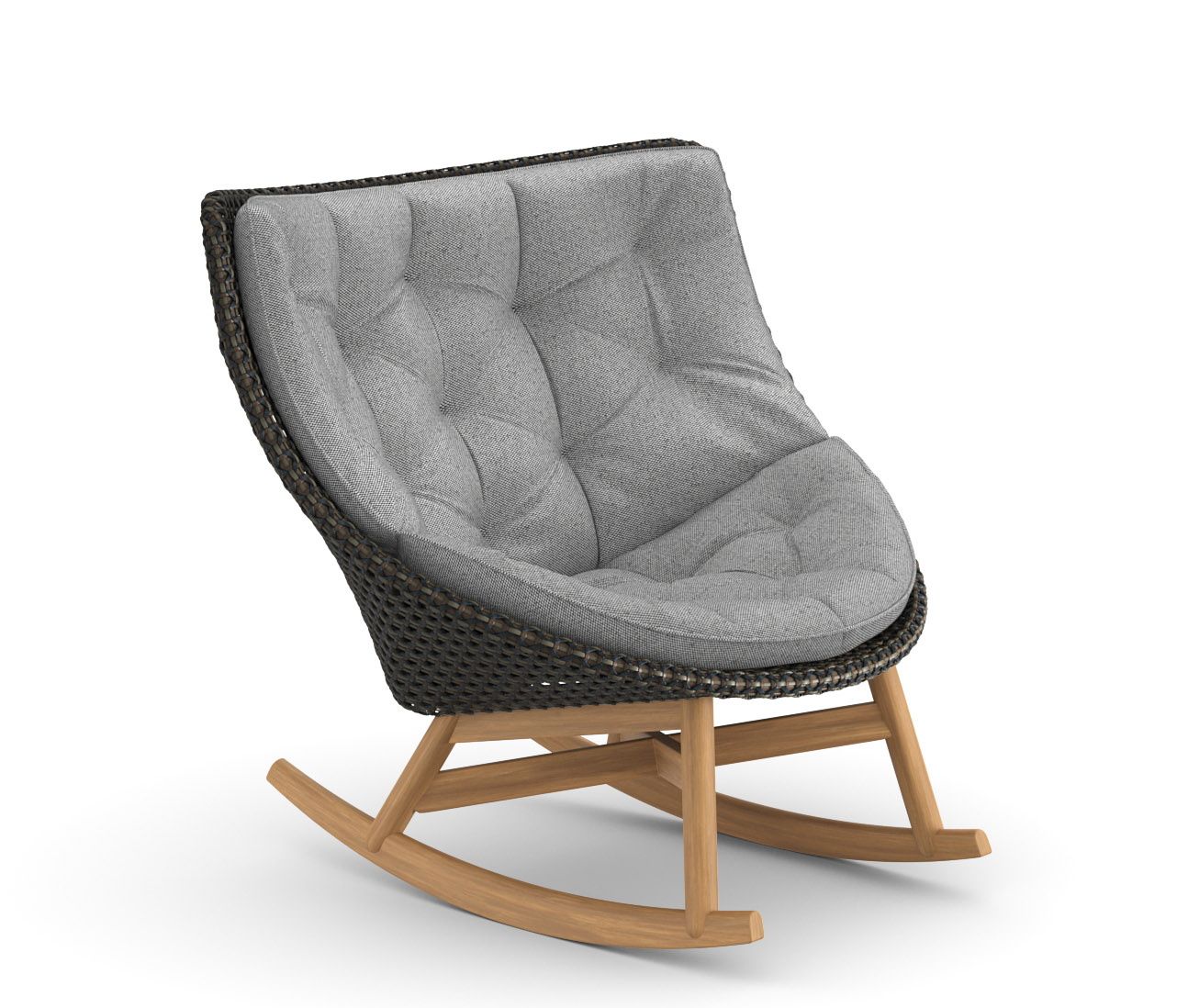 Mbrace rocking chair Schaukelstuhl inkl. Polsterauflage Dedon