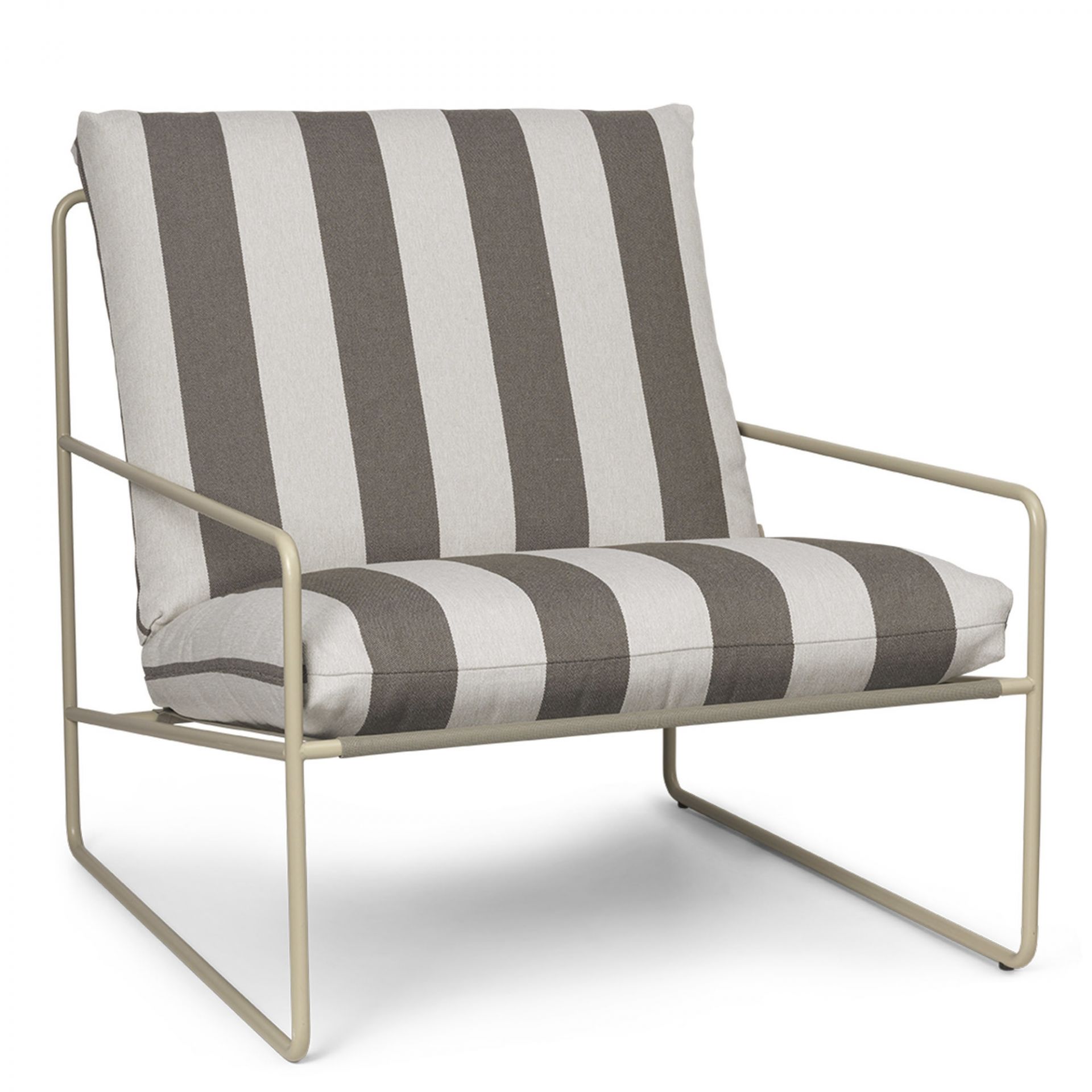 Desert 1- Sitzer Outdoor Sessel Stripes Gestell Cashmere Ferm Living