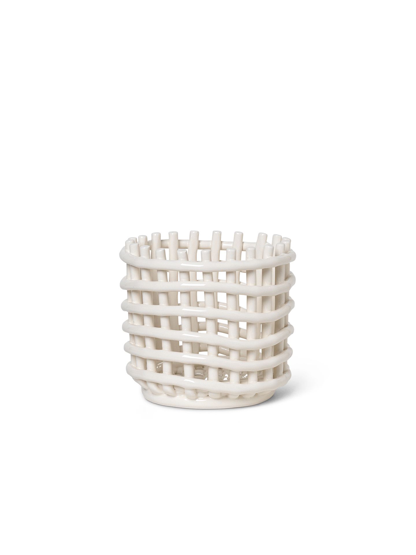 Ceramic Basket Keramik Korb groß Ferm Living