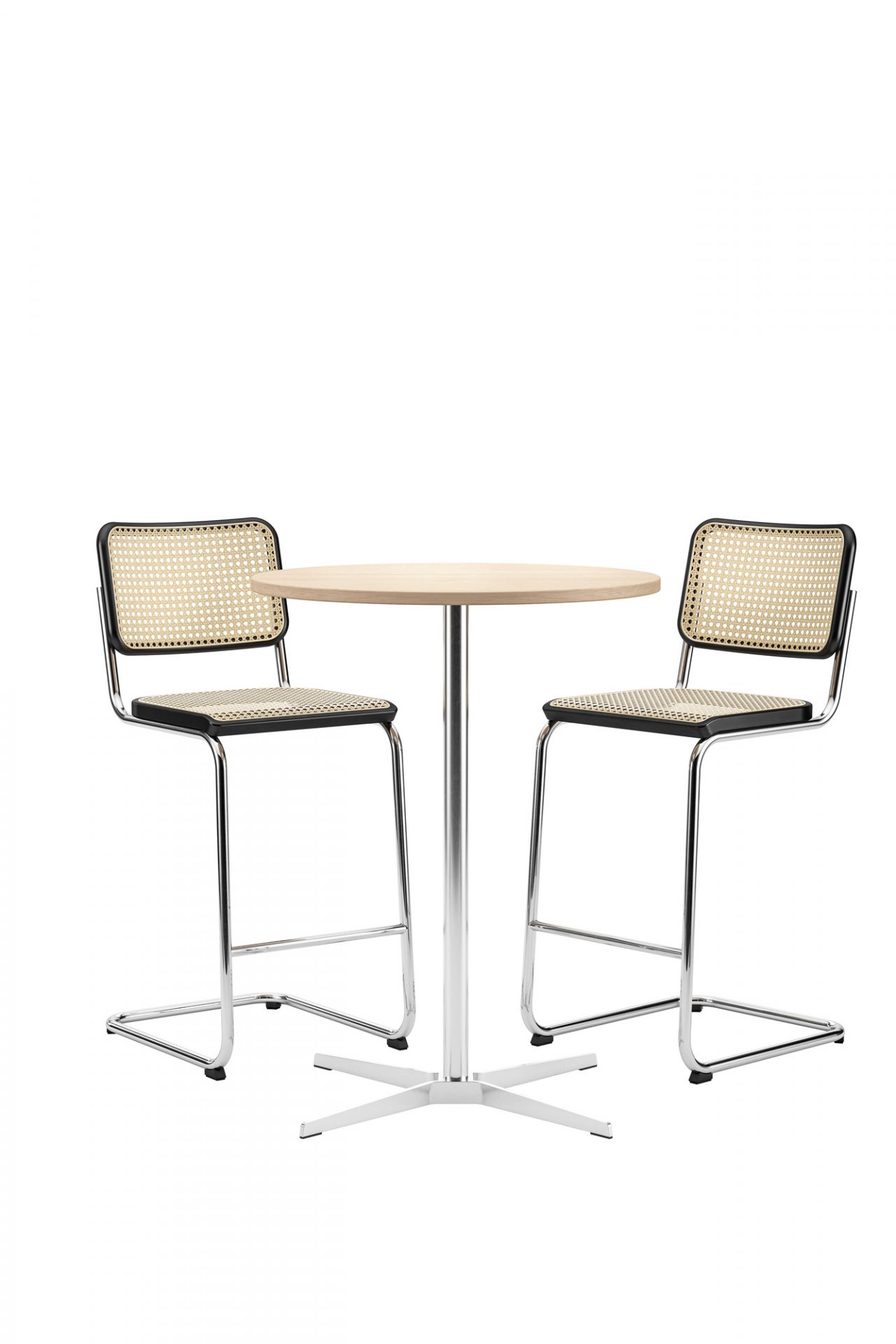 S 32 VH Stahlrohr Klassiker Barhocker Thonet