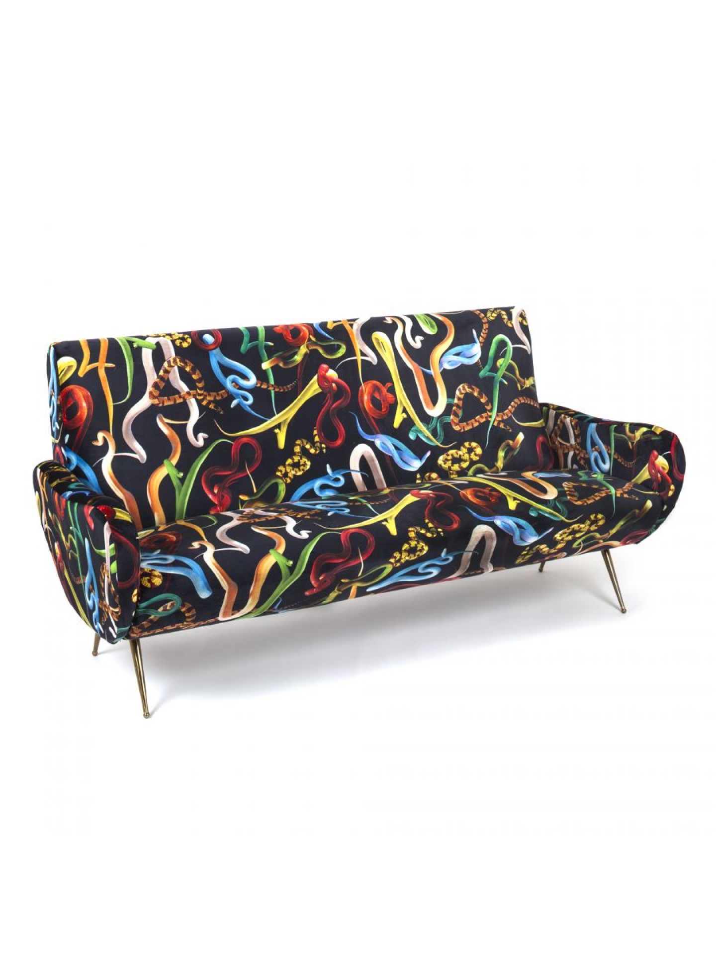 Toiletpaper 3-Sitzer-Sofa Snakes Seletti 
