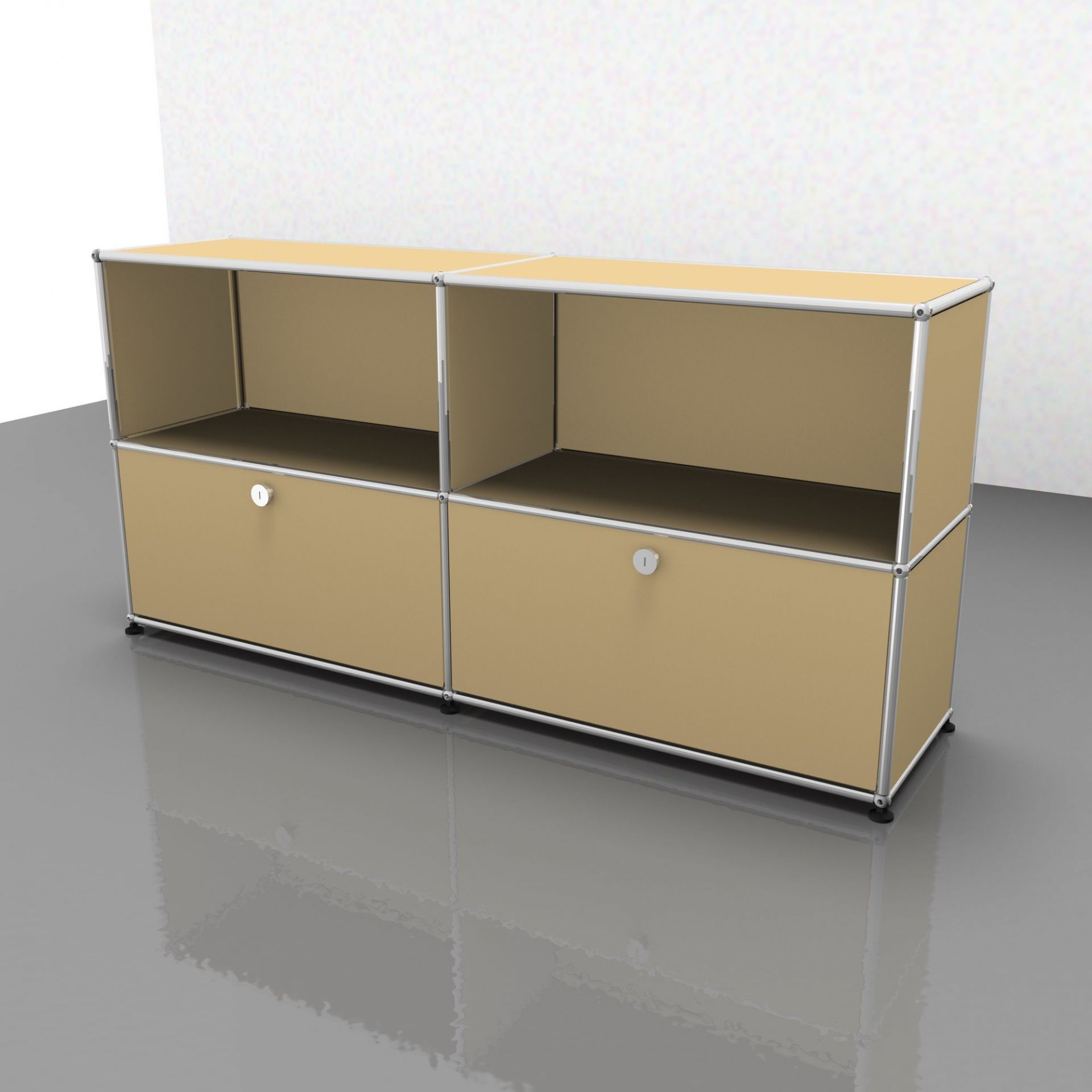 USM Haller Sideboard mit 2 Klappen – QUICK SHIP-beige