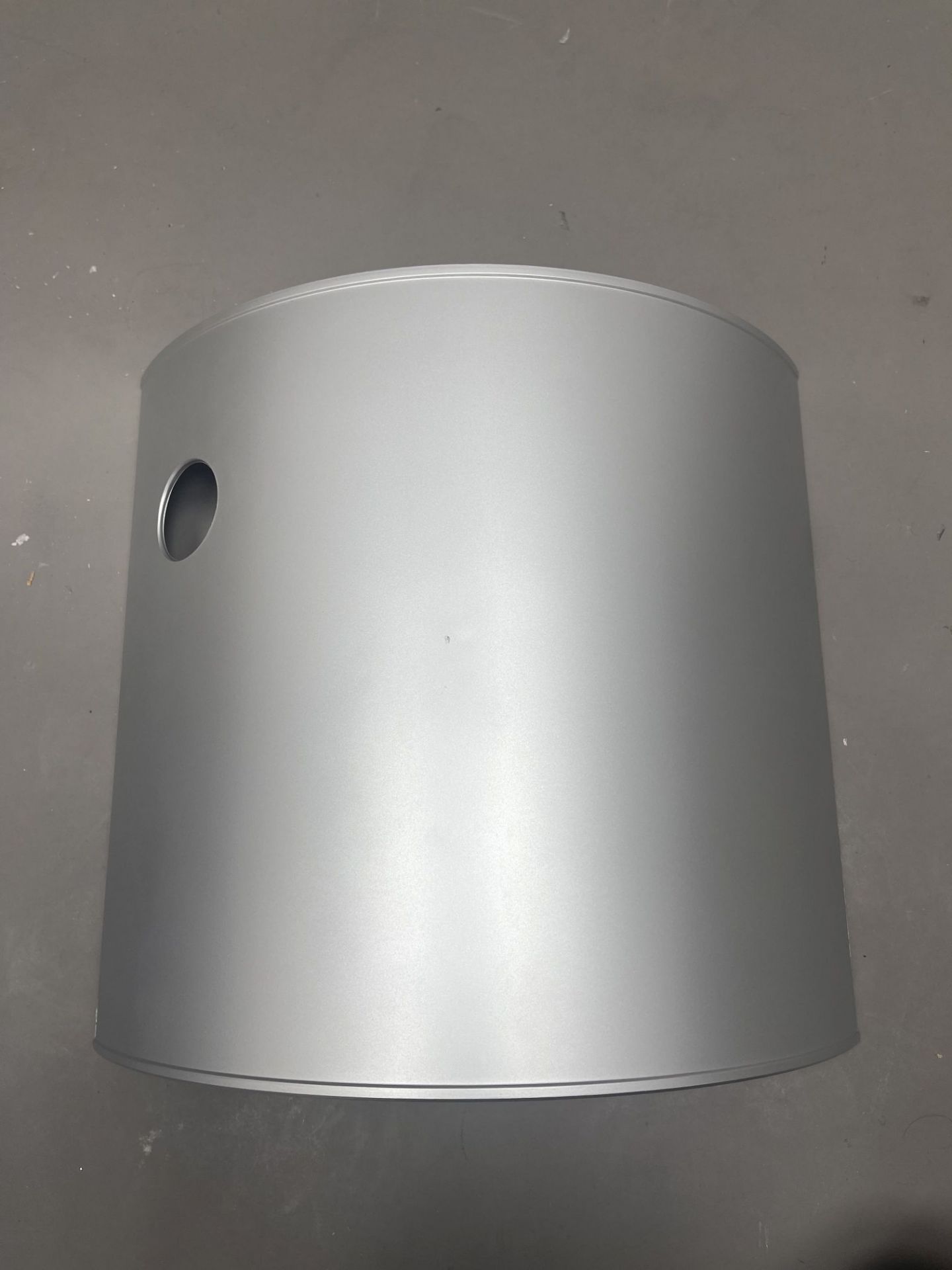 Componibili 4955 - rundes Element hoch SILBER Kartell MÄNGELEXEMPLAR