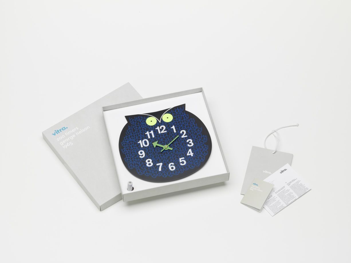 Omar the Owl Zoo Timers Wanduhr Vitra