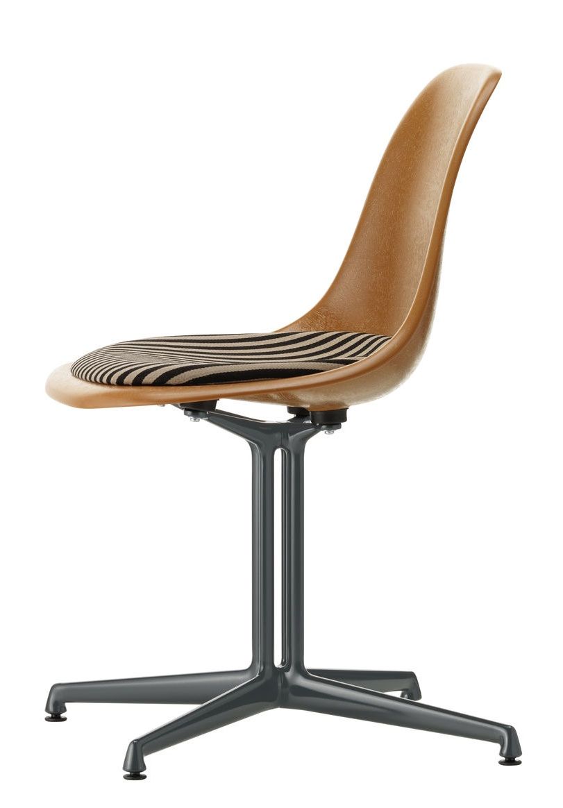 Eames Fiberglass Side Chair La Fonda Ocker Dunkel Vitra LIMITED EDITION