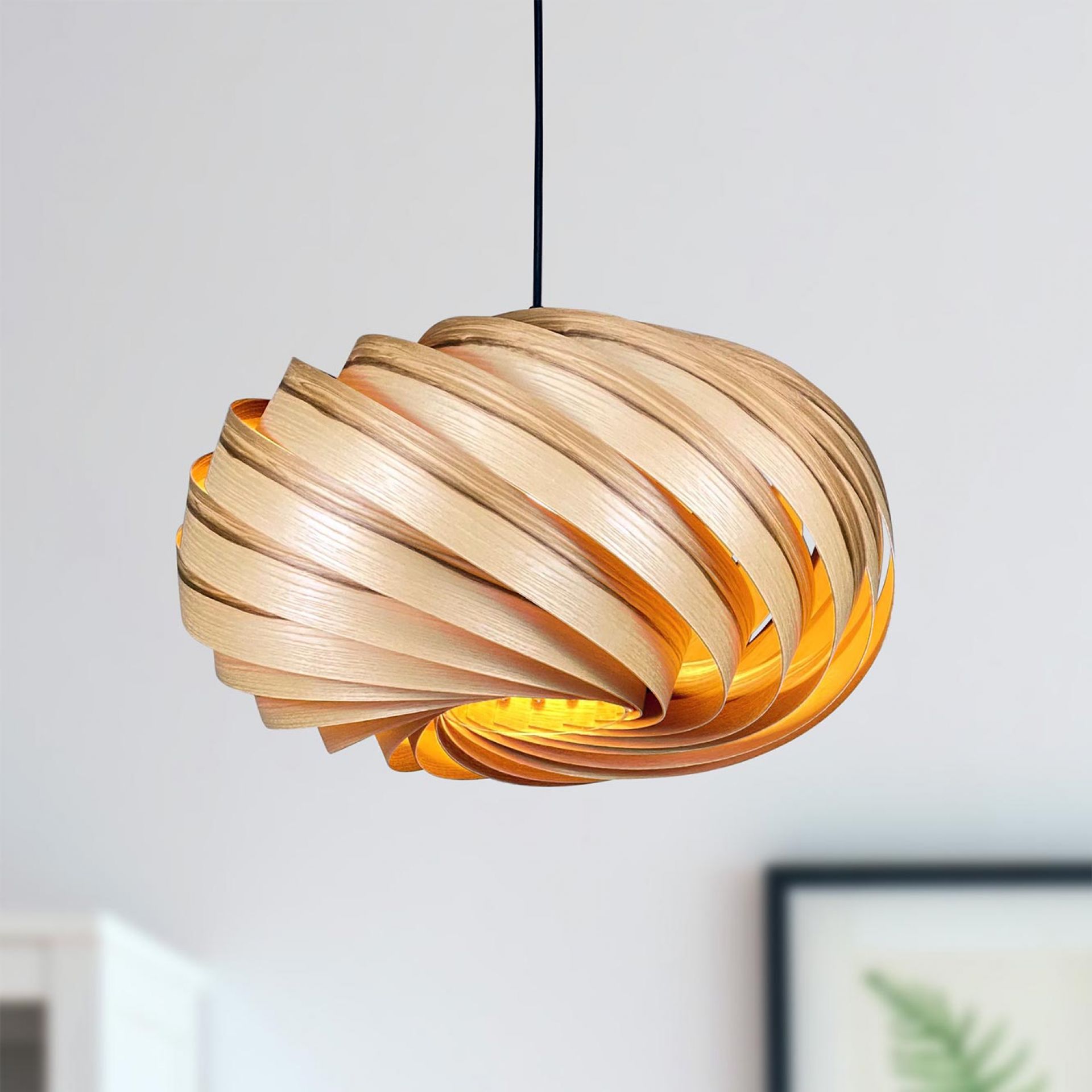 Quiescenta Hängeleuchte Ø45 cm Olivesche Gofurnit