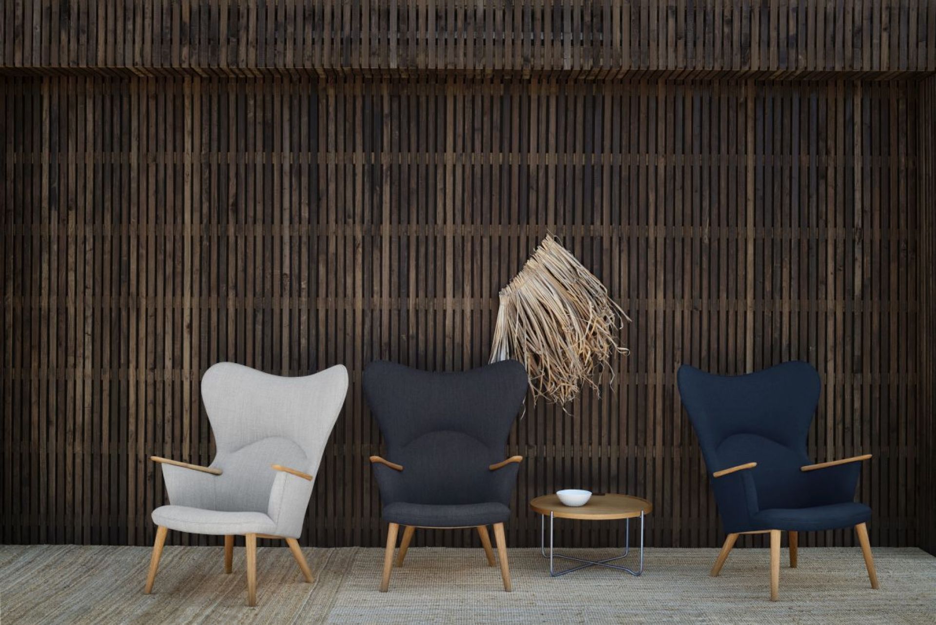 CH78 Mama Bear Lounge Sessel Fiord 0151 Carl Hansen & Søn